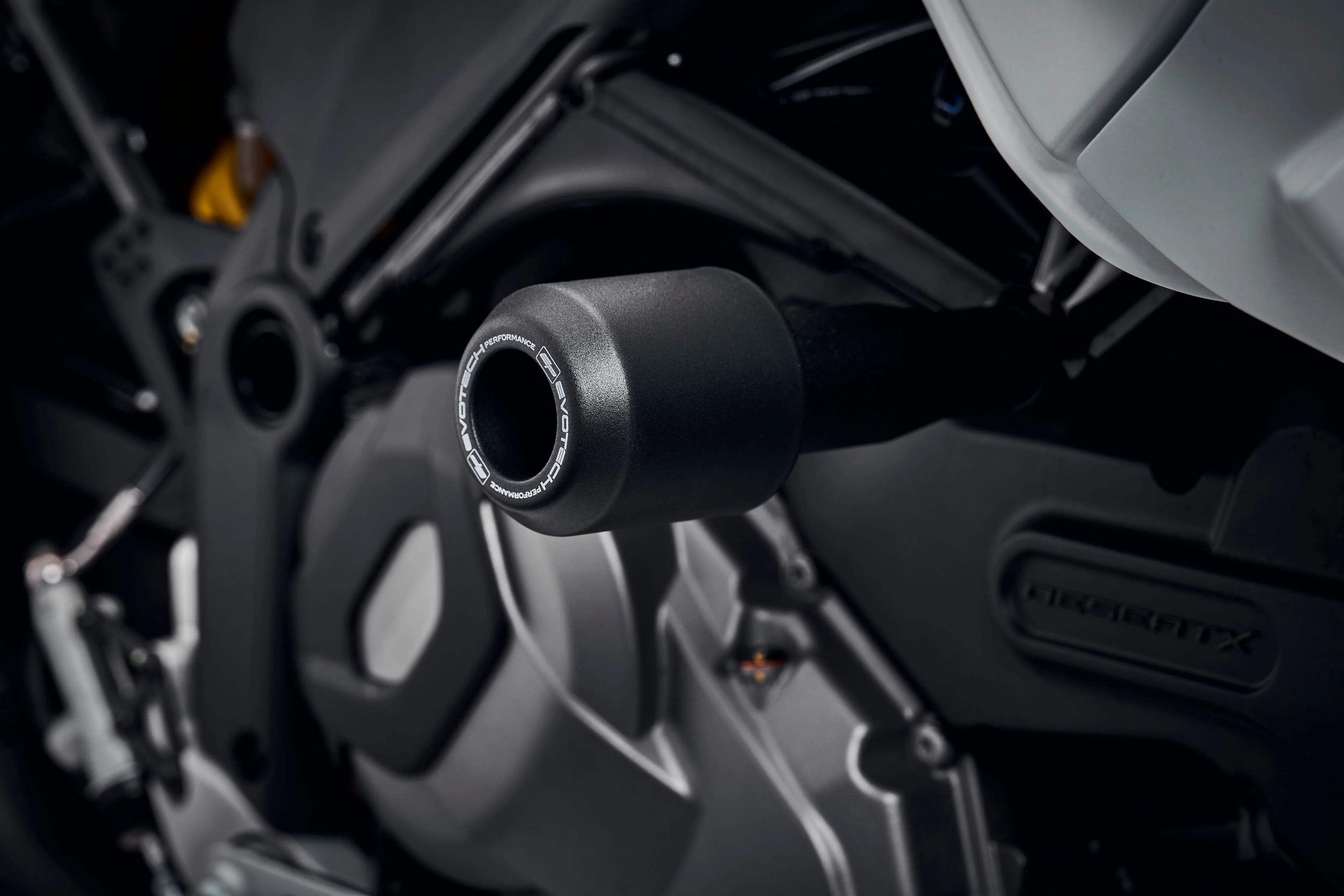 Evotech Performance Crash Bobbins - Ducati DesertX (2022+) - Sturzpads | Evotech Performance