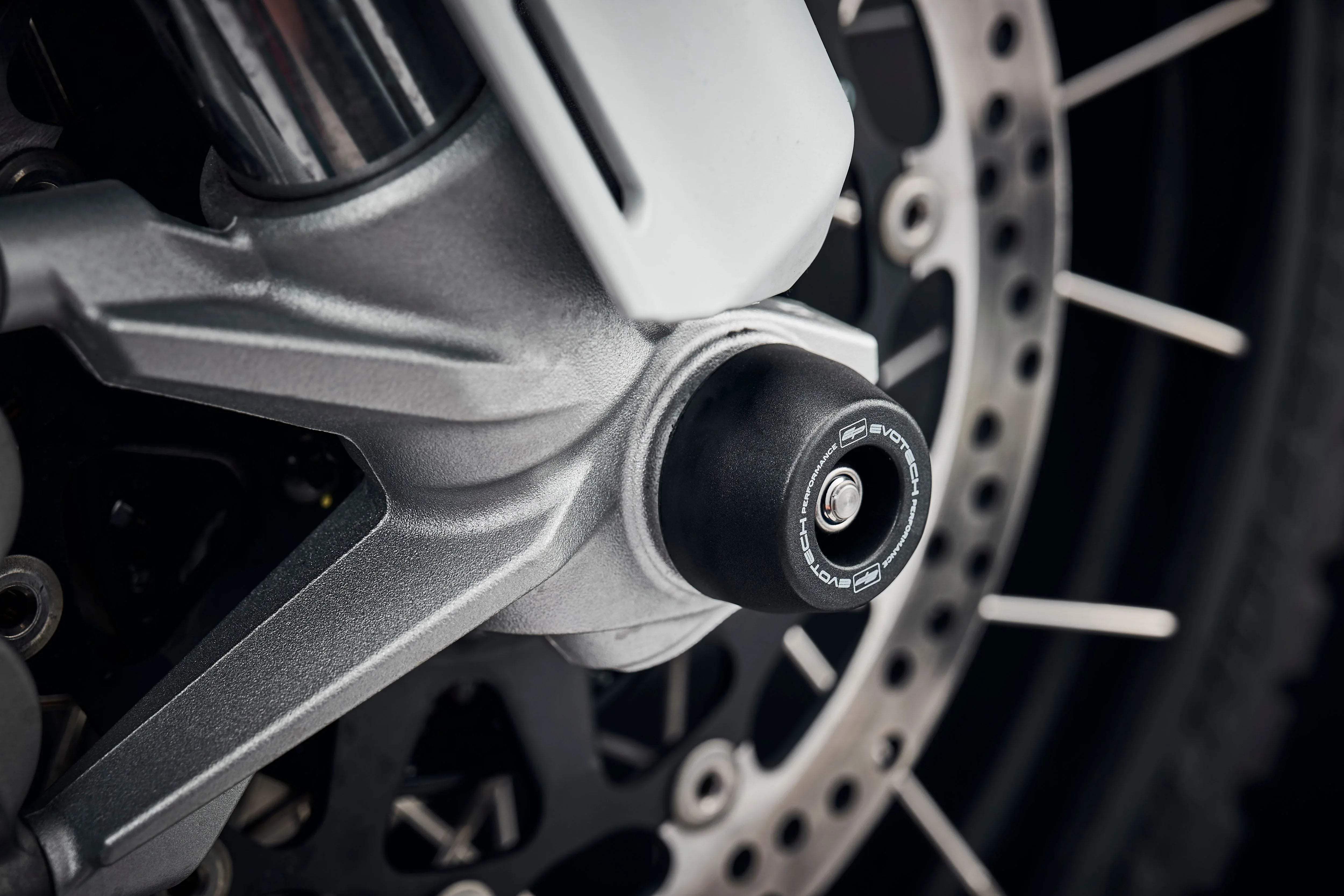 Evotech Performance Spindle Bobbins Kit - Ducati DesertX (2022+) - Spindle Bobbins | Evotech Performance