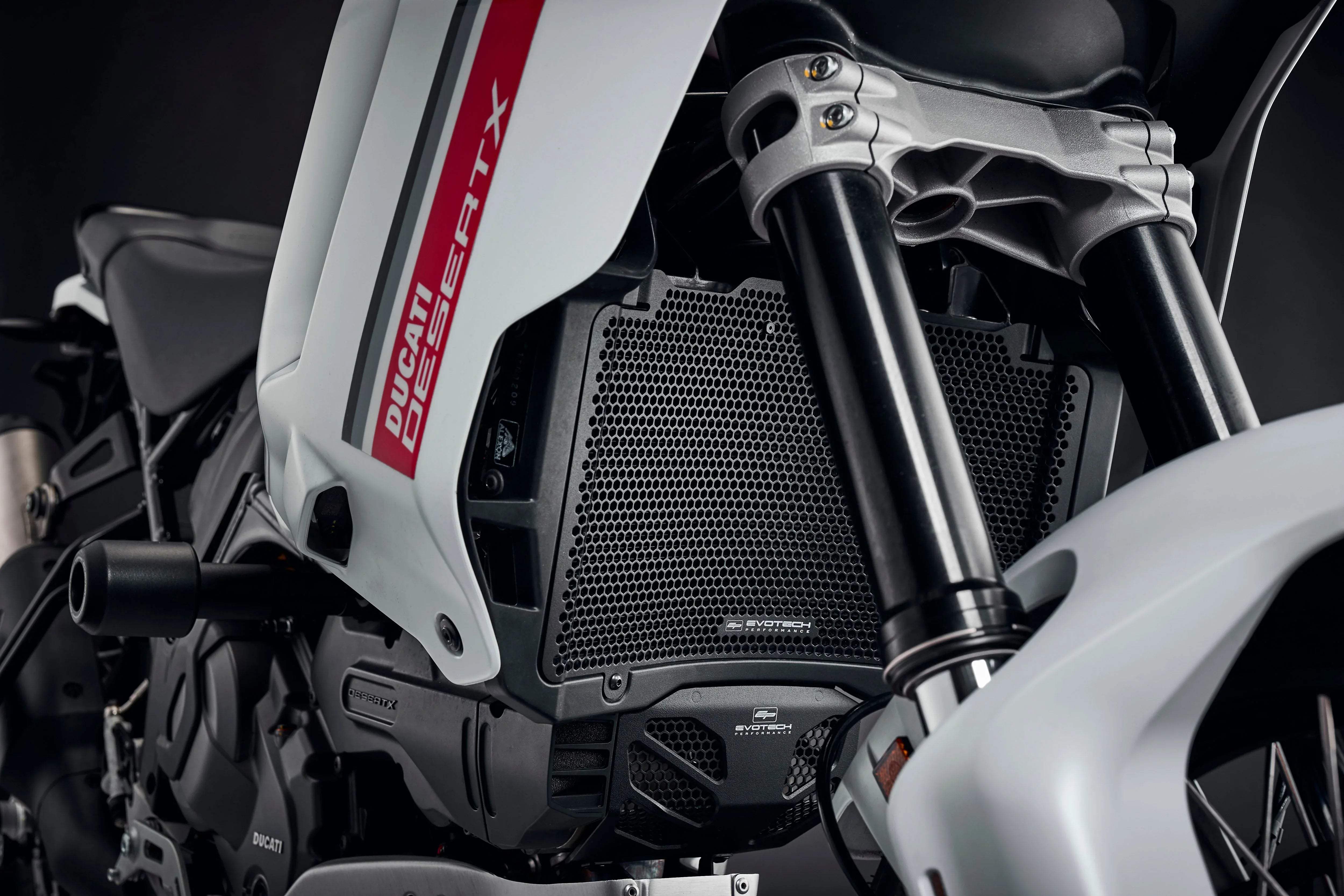 Evotech Performance Radiator Guard - Ducati DesertX (2022+) - Kühlerschutzgitter | Evotech Performance