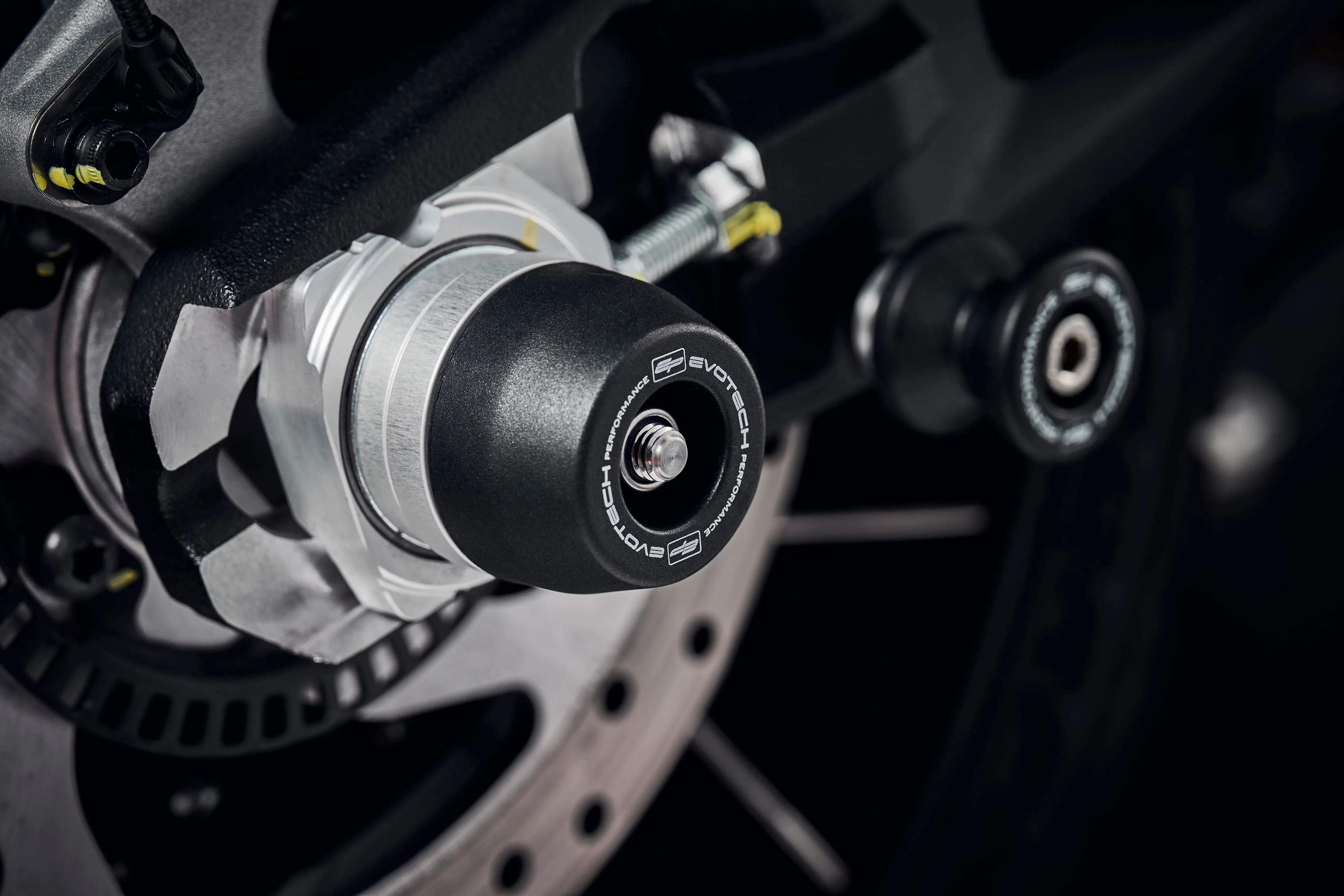 Evotech Performance Rear Spindle Bobbins - Ducati DesertX (2022+) - Spindle Bobbins | Evotech Performance