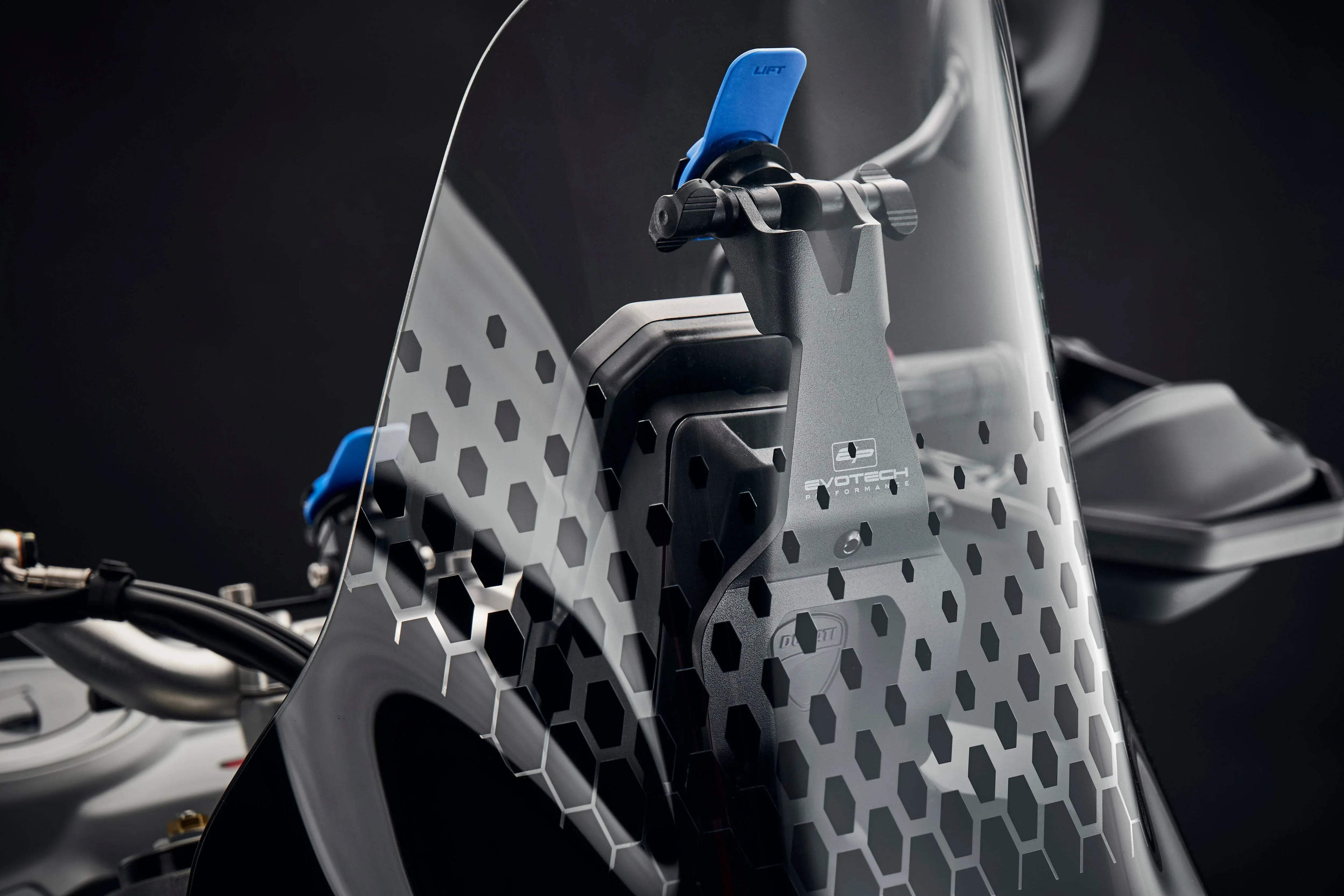 Evotech Performance Quad Lock Compatible Mount - Ducati DesertX (2022+) - Halterung Quad Lock | Evotech Performance
