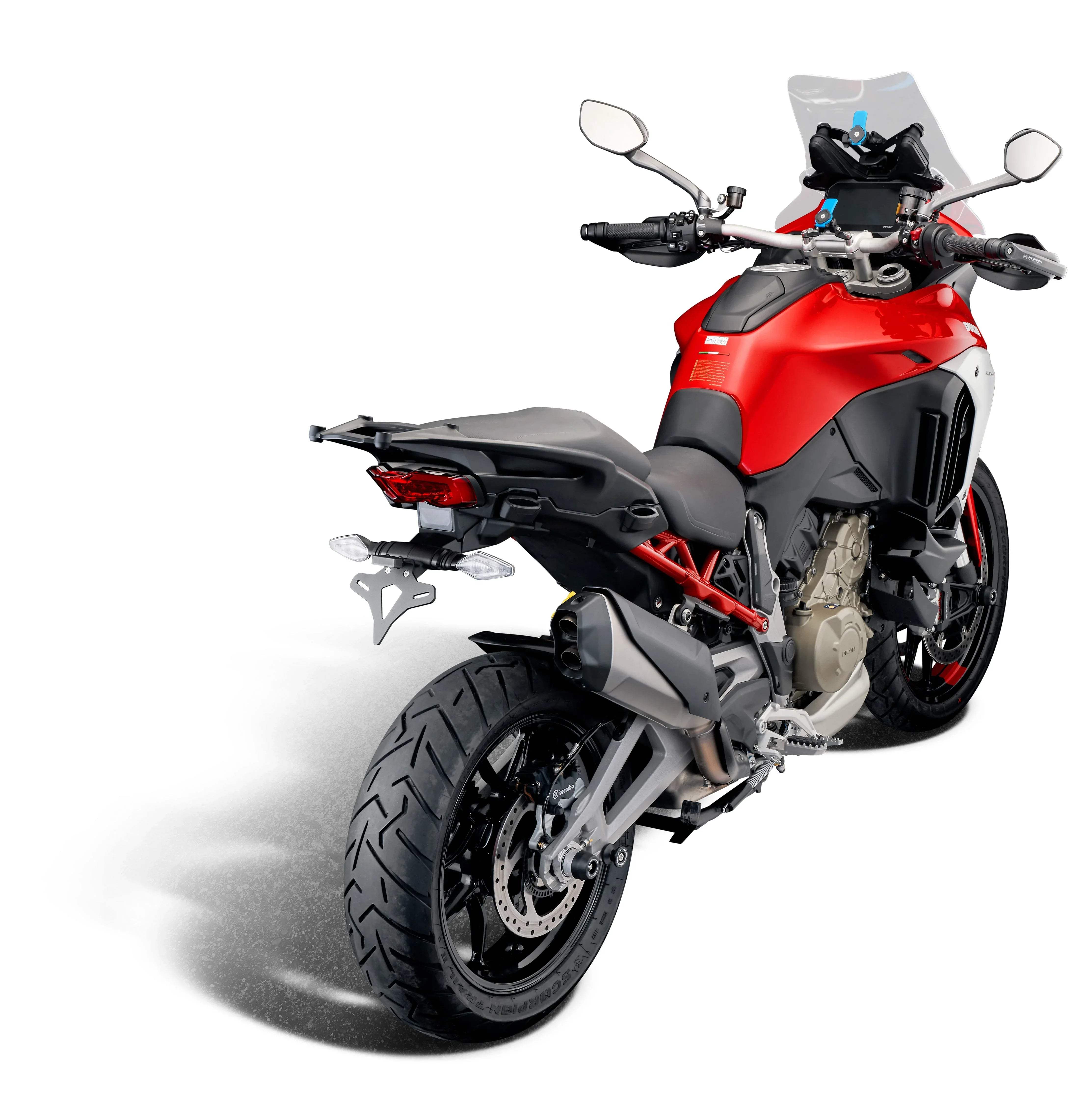 Evotech Quad Lock Compatible Handlebar Clamp Mount - Ducati Multistrada V4 S (2021 - 2024) - Halterung Quad Lock | Evotech Performance