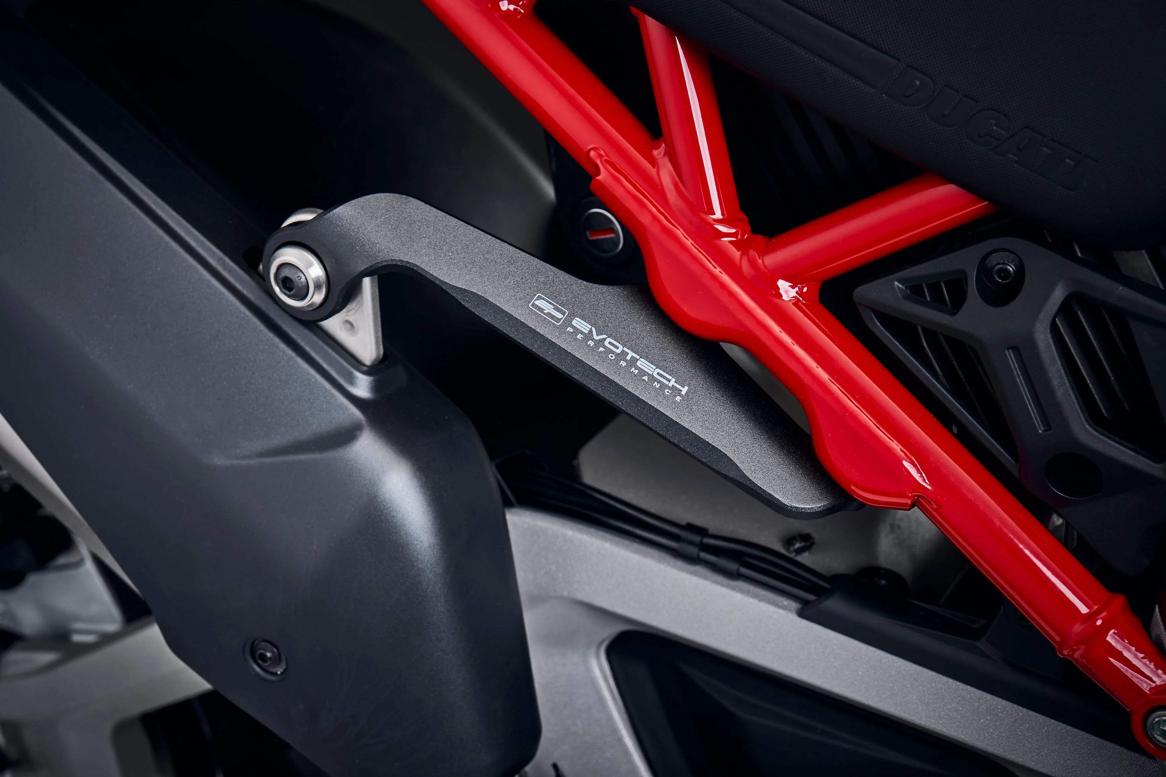 Evotech Performance Ducati Multistrada V4 S Exhaust Hanger & Pillion Footpeg Removal Kit (2021 - 2024) - Auspuffhalterung | Evotech Performance