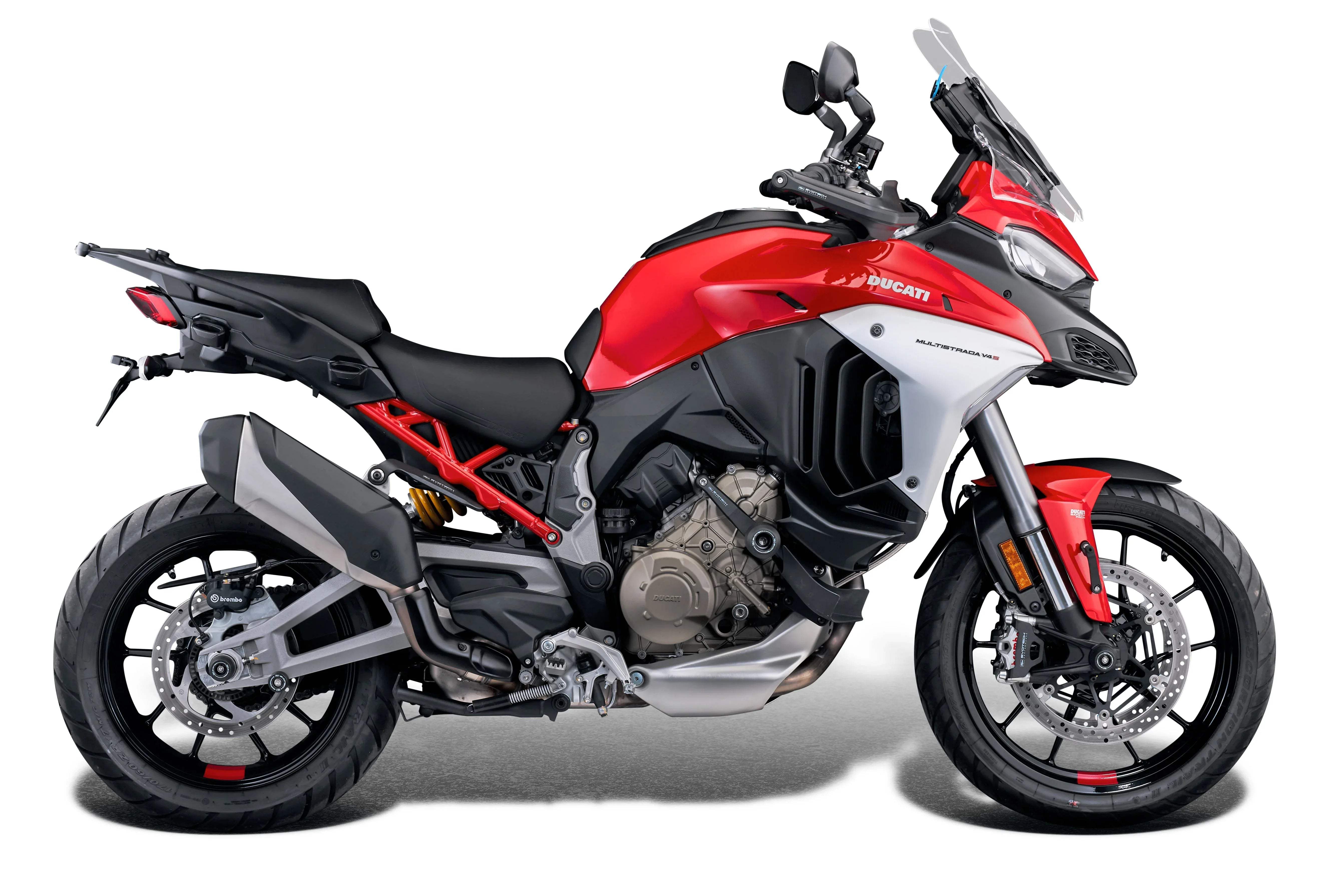 Evotech Performance Ducati Multistrada V4 Sport Exhaust Hanger & Pillion Footpeg Removal Kit (2021 - 2024) - Auspuffhalterung | Evotech Performance