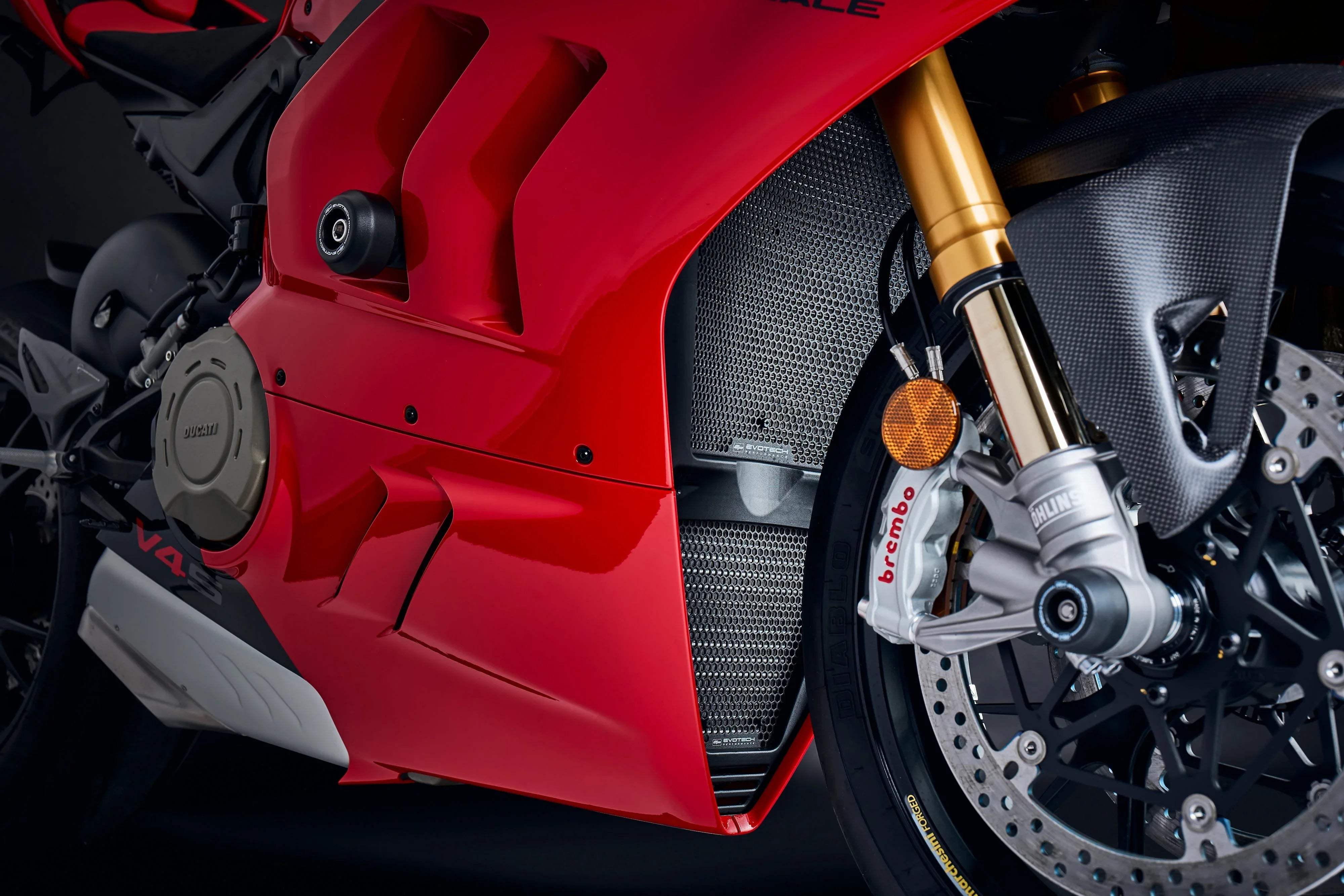 Evotech Ducati Panigale V4 R Radiator Guard Set (2021 - 2024) - Kühlerschutzgitter | Evotech Performance
