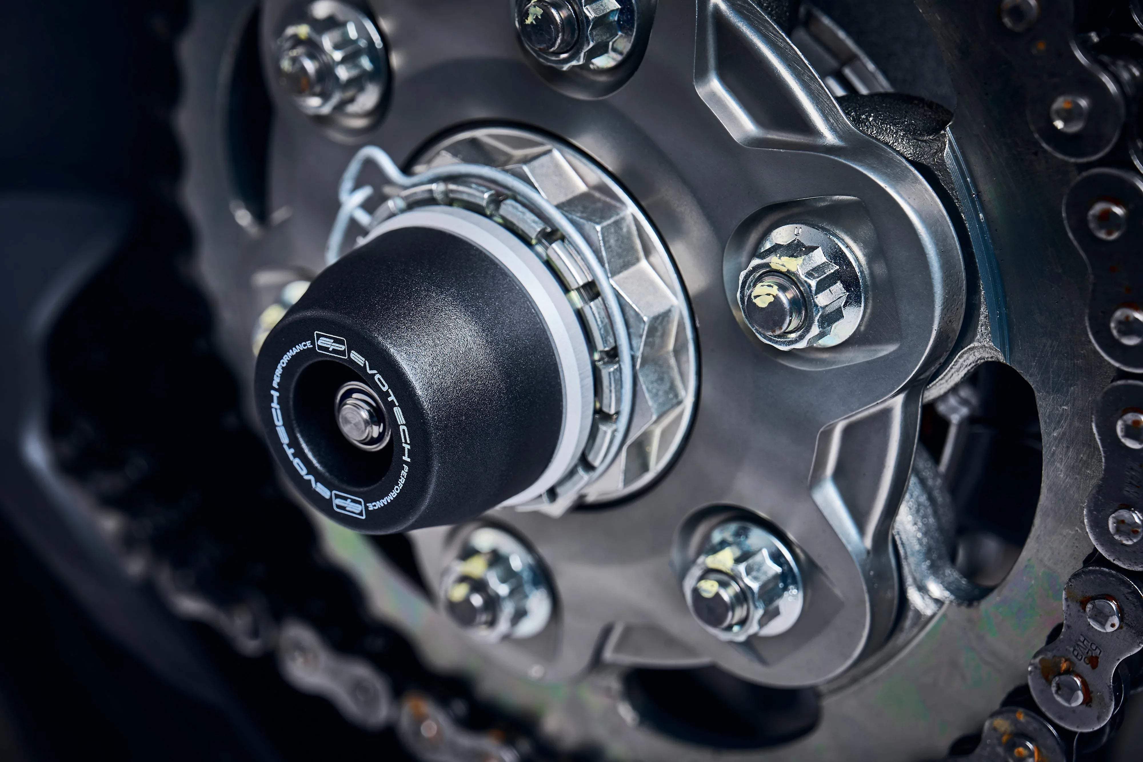 Evotech Rear Spindle Bobbins - Ducati Panigale V4 S (2021 - 2024) - Spindle Bobbins | Evotech Performance