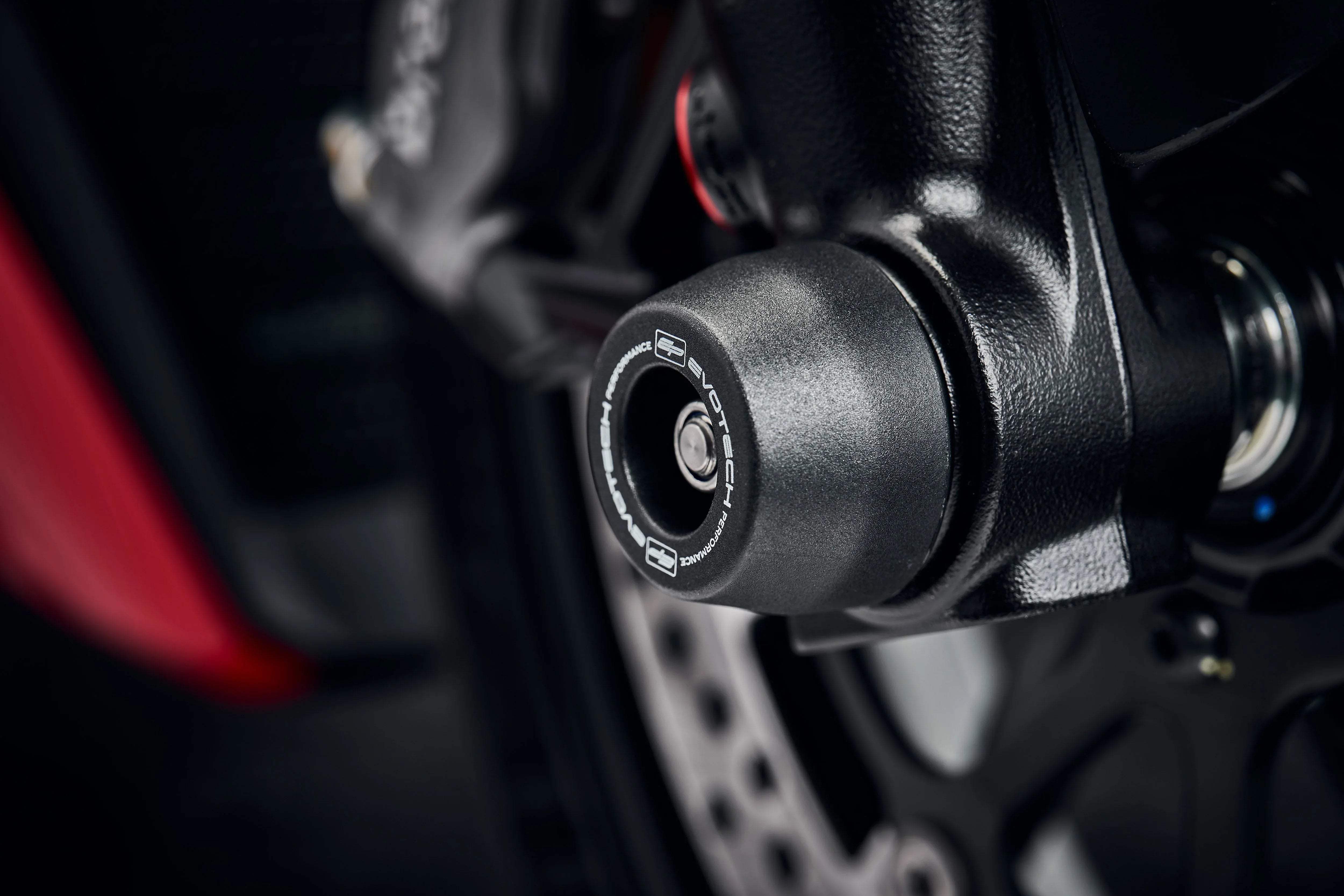 Evotech Performance Front Spindle Bobbins - Ducati Streetfighter V2 (2022 - 2024) - Spindle Bobbins | Evotech Performance