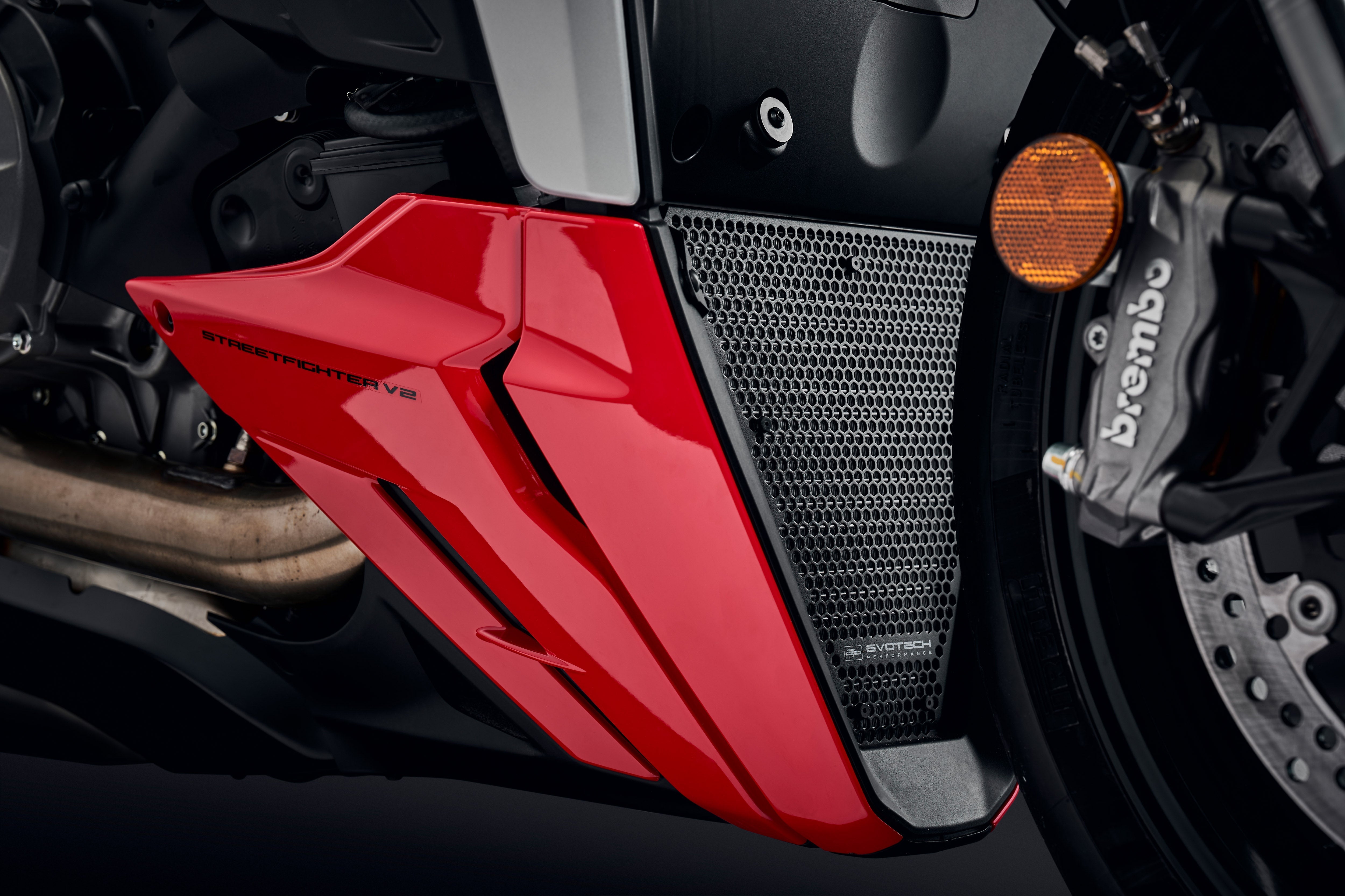 Evotech Ducati Streetfighter V2 Radiator Guard Set (2022 - 2024)