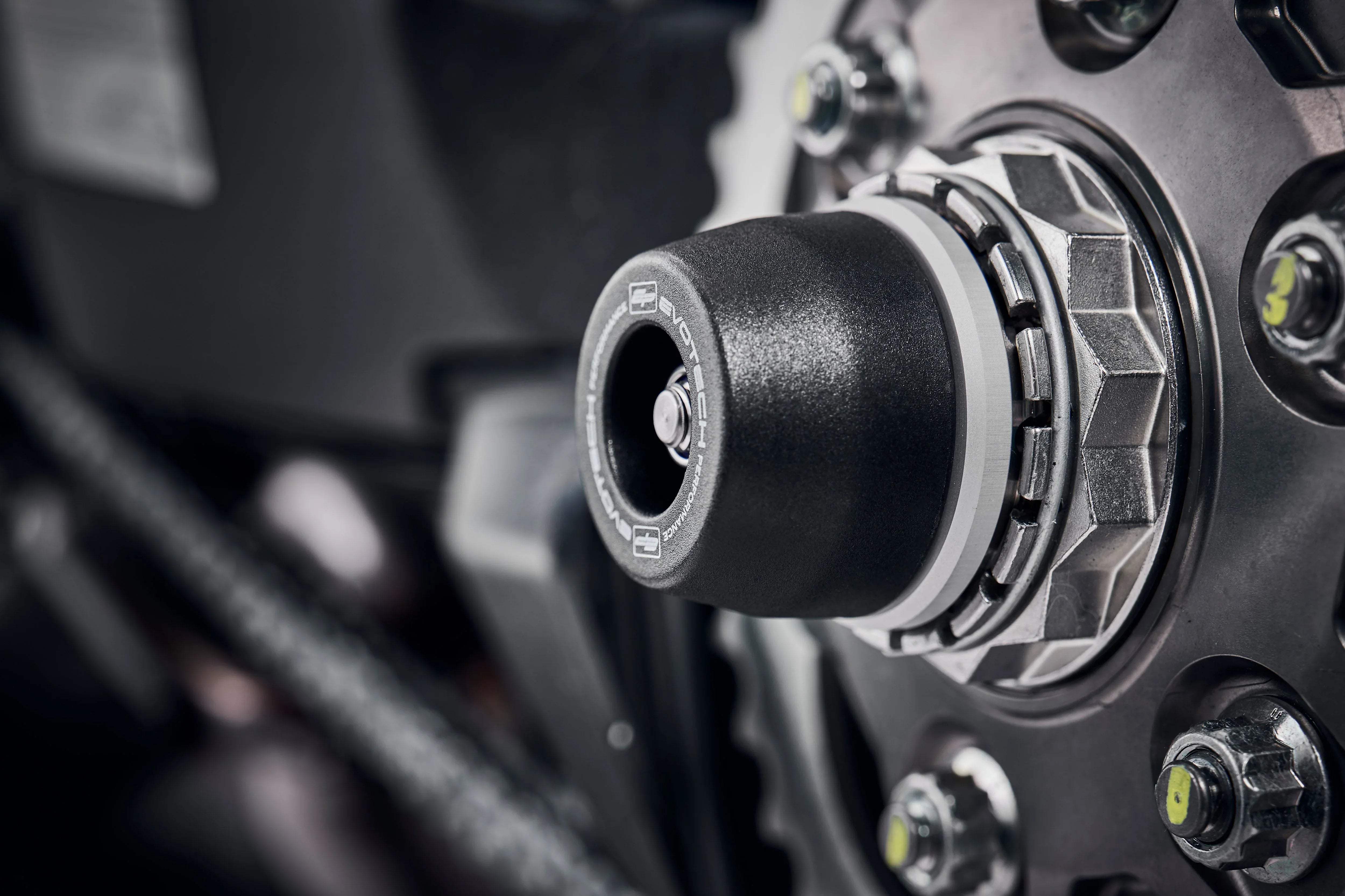 Evotech Performance Rear Spindle Bobbins - Ducati Streetfighter V2 (2022 - 2024) - Spindle Bobbins | Evotech Performance