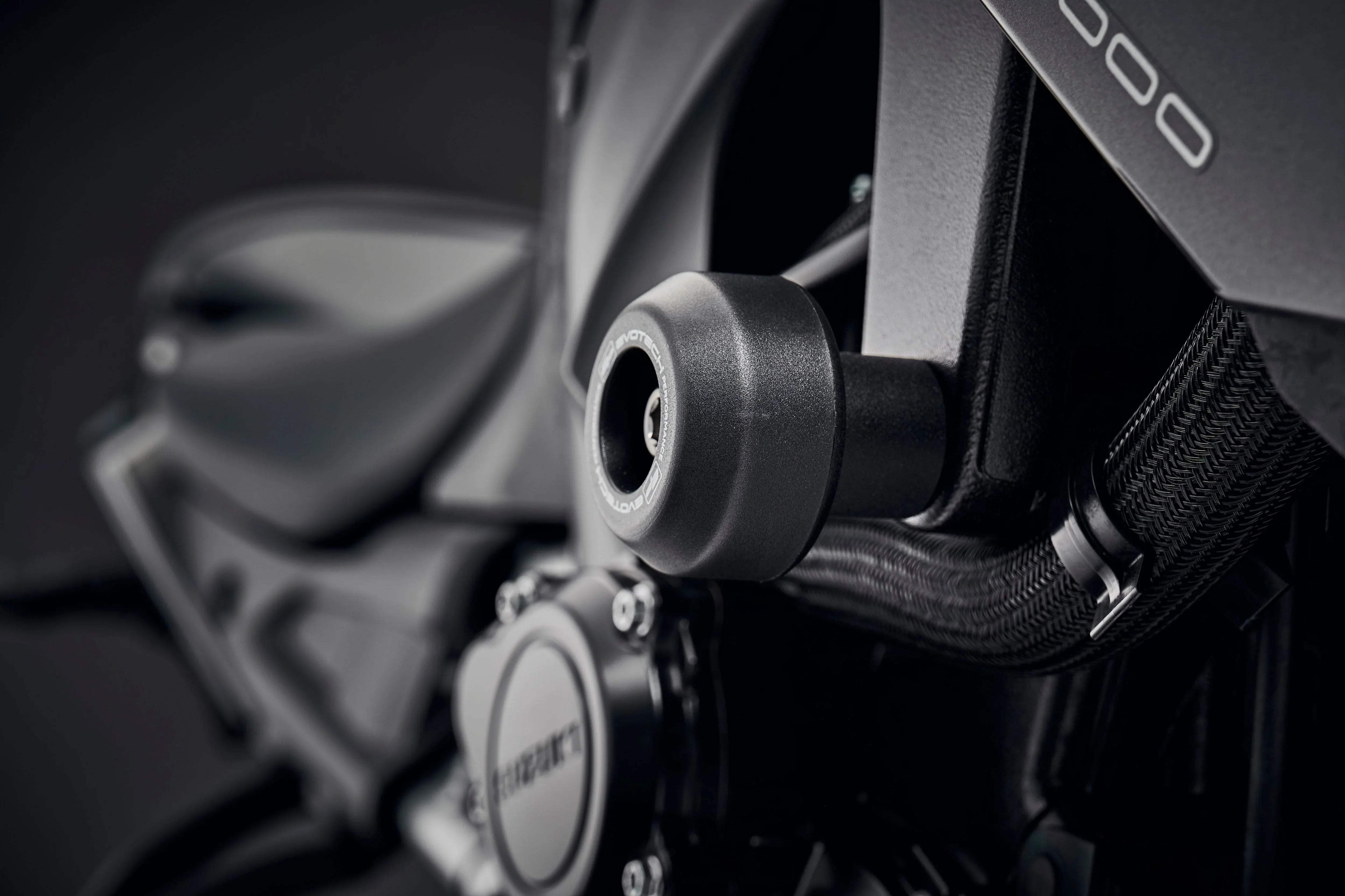 Evotech Suzuki Katana Crash Bobbins (2019+) - Sturzpads | Evotech Performance