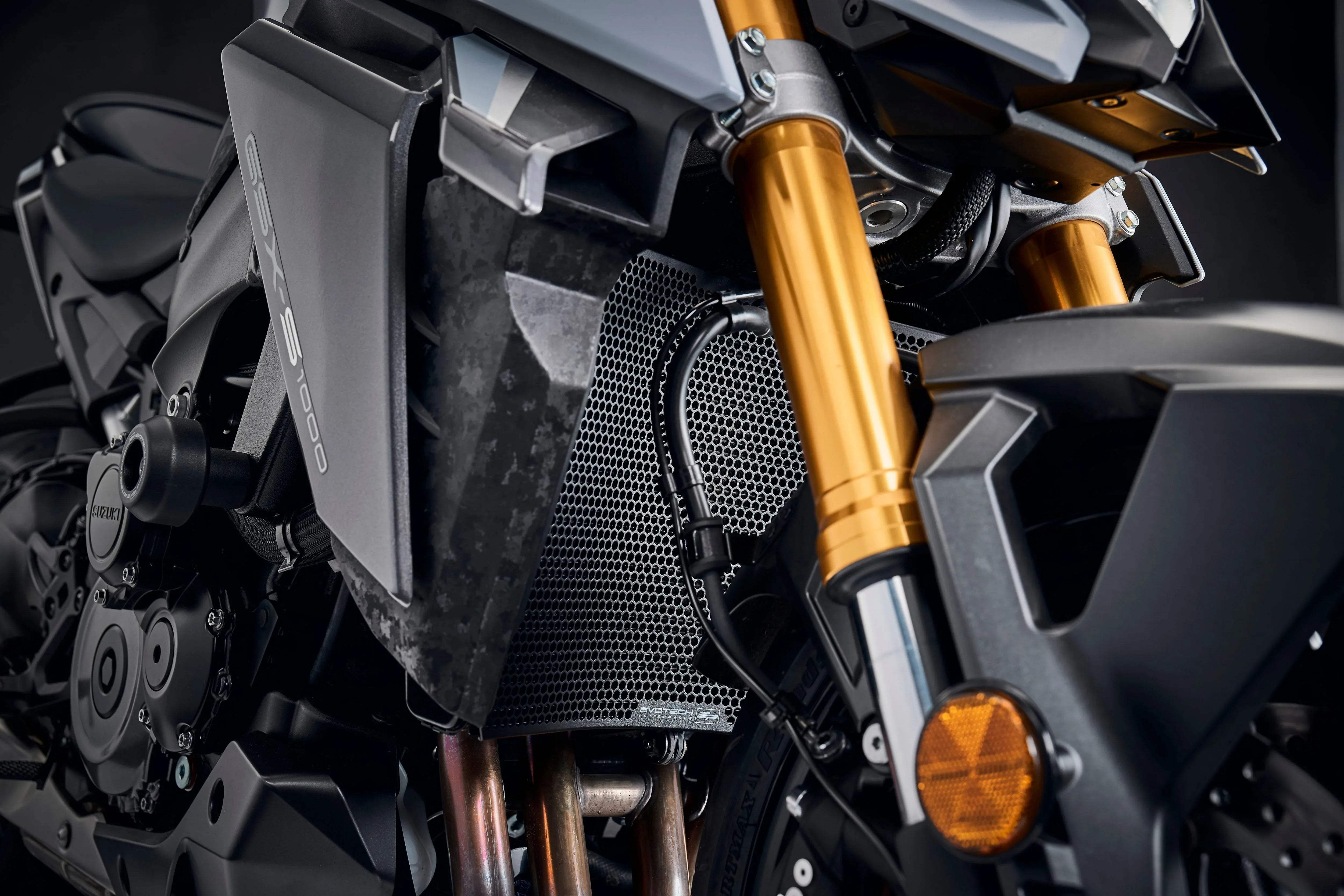Evotech Radiator Guard - Suzuki GSX-S1000 (2015 - 2021) - Kühlerschutzgitter | Evotech Performance