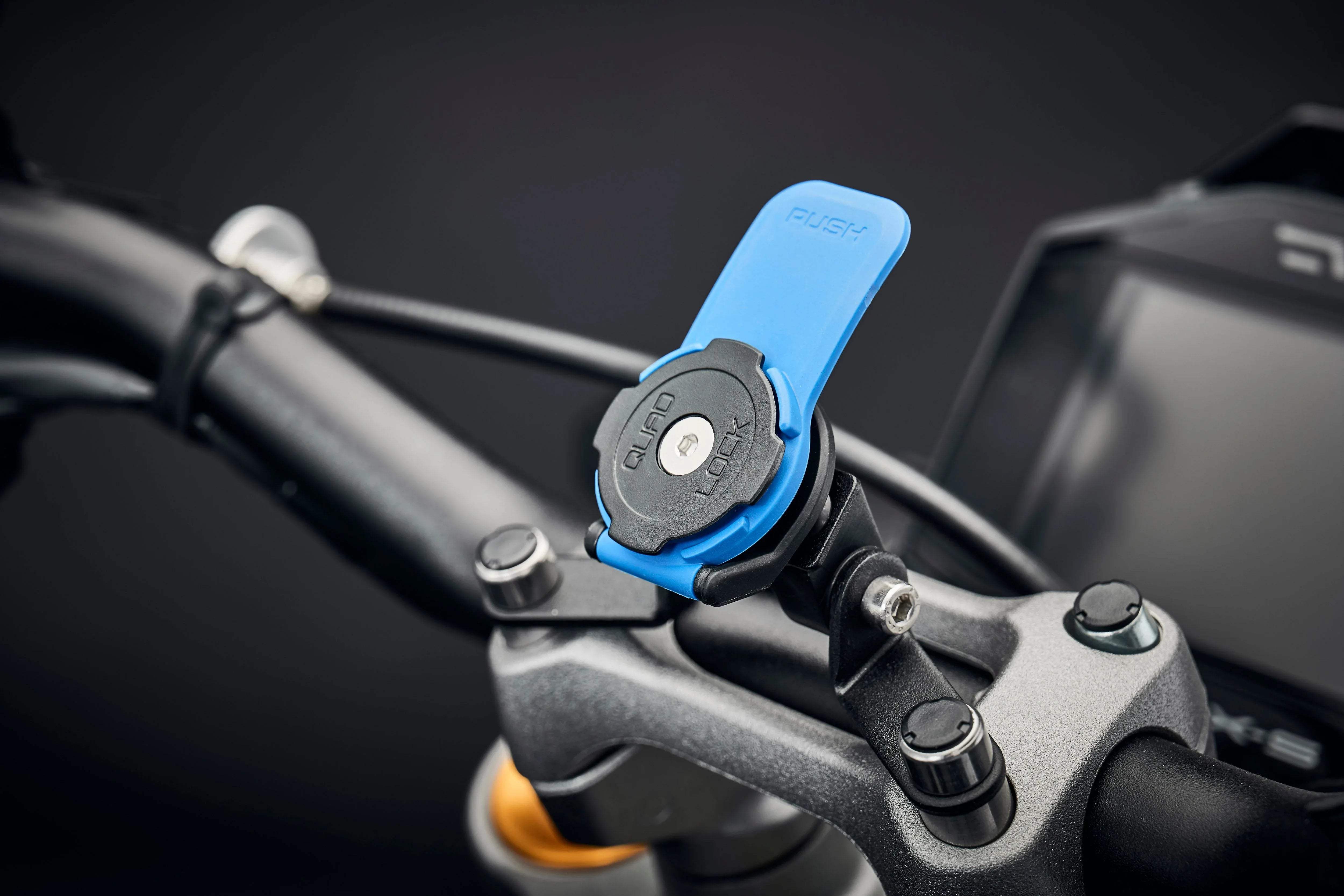 Evotech Quad Lock Compatible Handlebar Clamp Mount - Suzuki GSX-S1000 (2015 - 2021) - Halterung Quad Lock | Evotech Performance