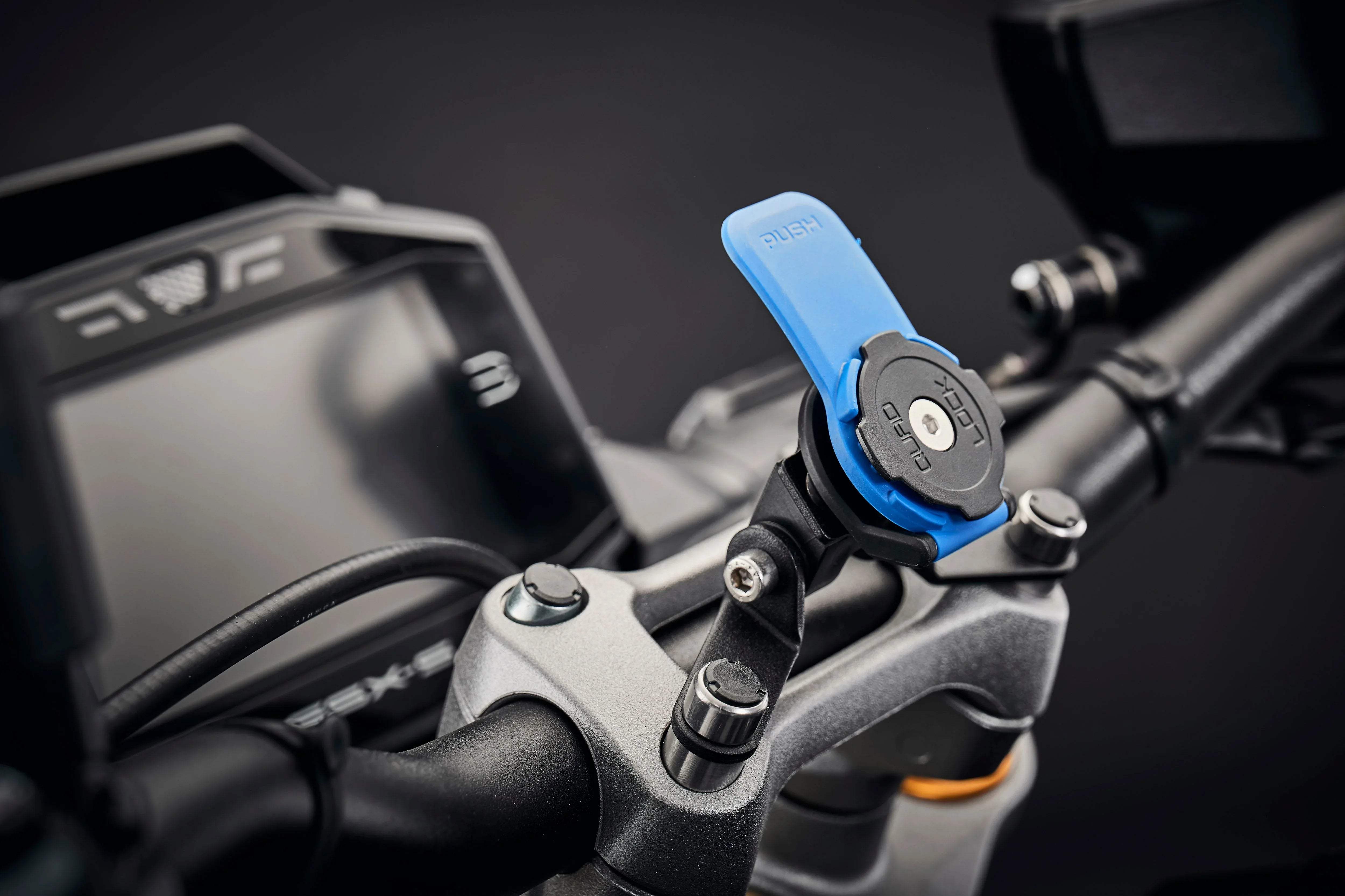 Evotech Quad Lock Compatible Handlebar Clamp Mount - Suzuki GSX-S1000 (2015 - 2021) - Halterung Quad Lock | Evotech Performance