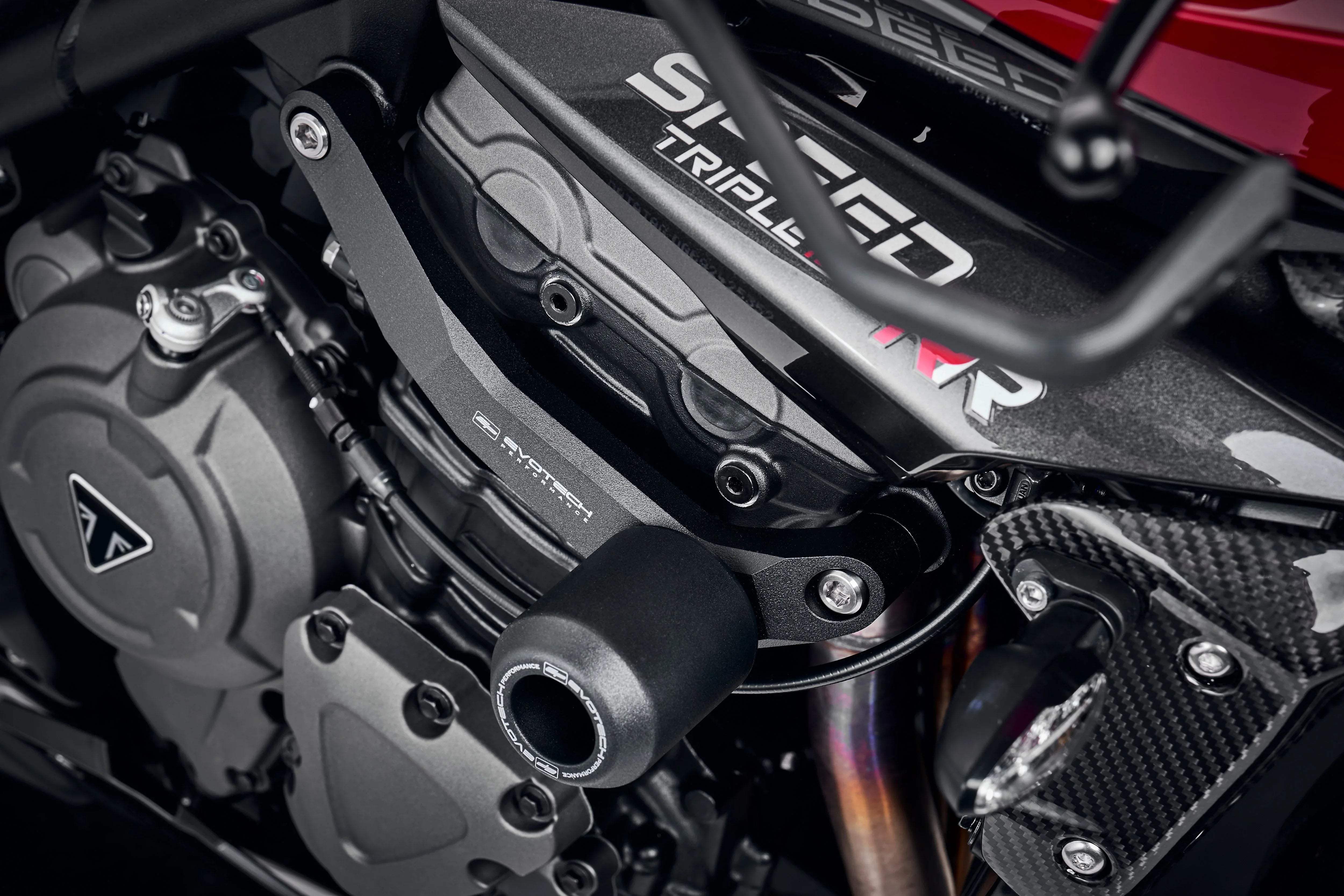 Evotech Performance Crash Protection - Triumph Speed Triple 1200 RR (2022+) - Sturzpads | Evotech Performance
