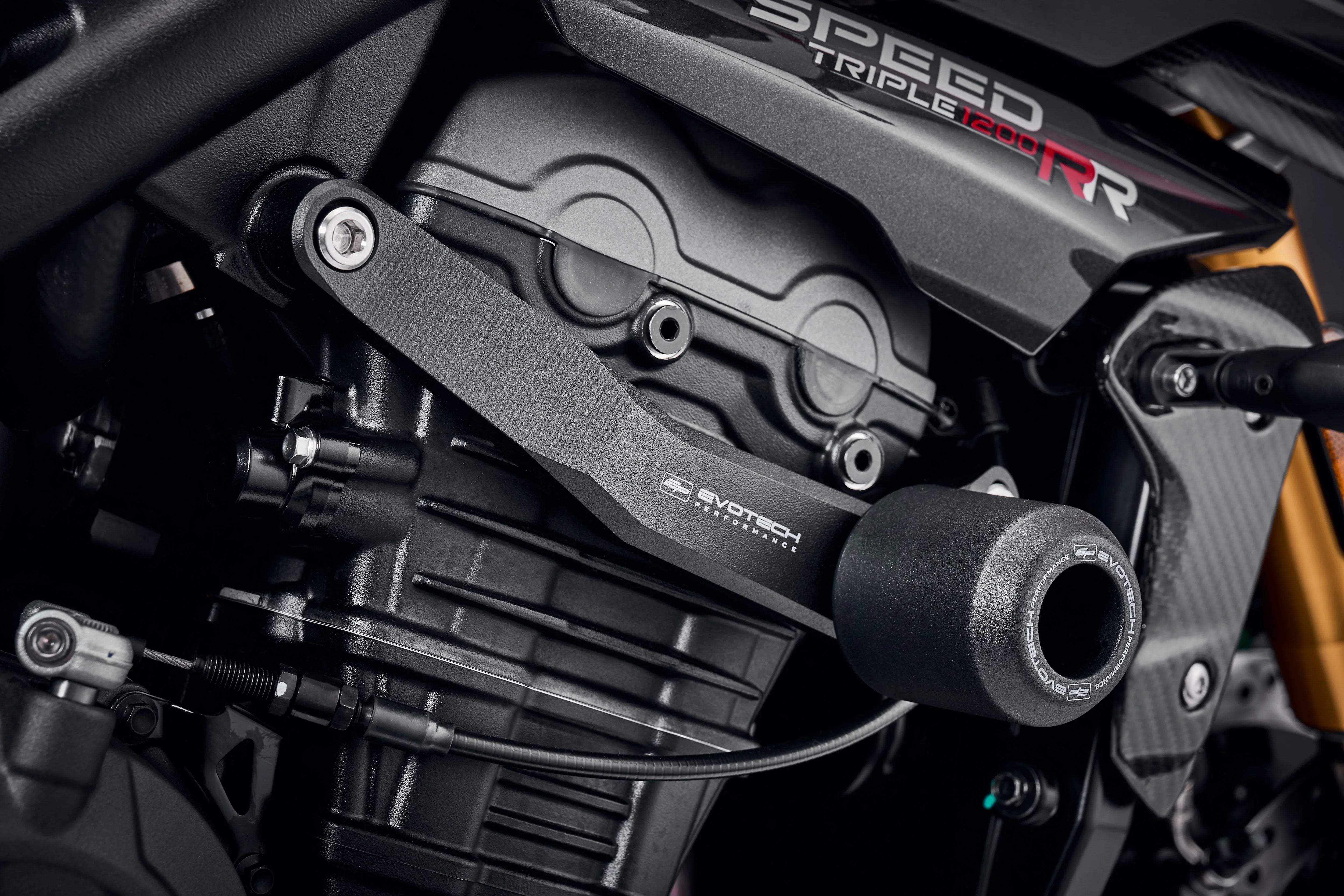 Evotech Performance Crash Protection - Triumph Speed Triple 1200 RR (2022+) - Sturzpads | Evotech Performance