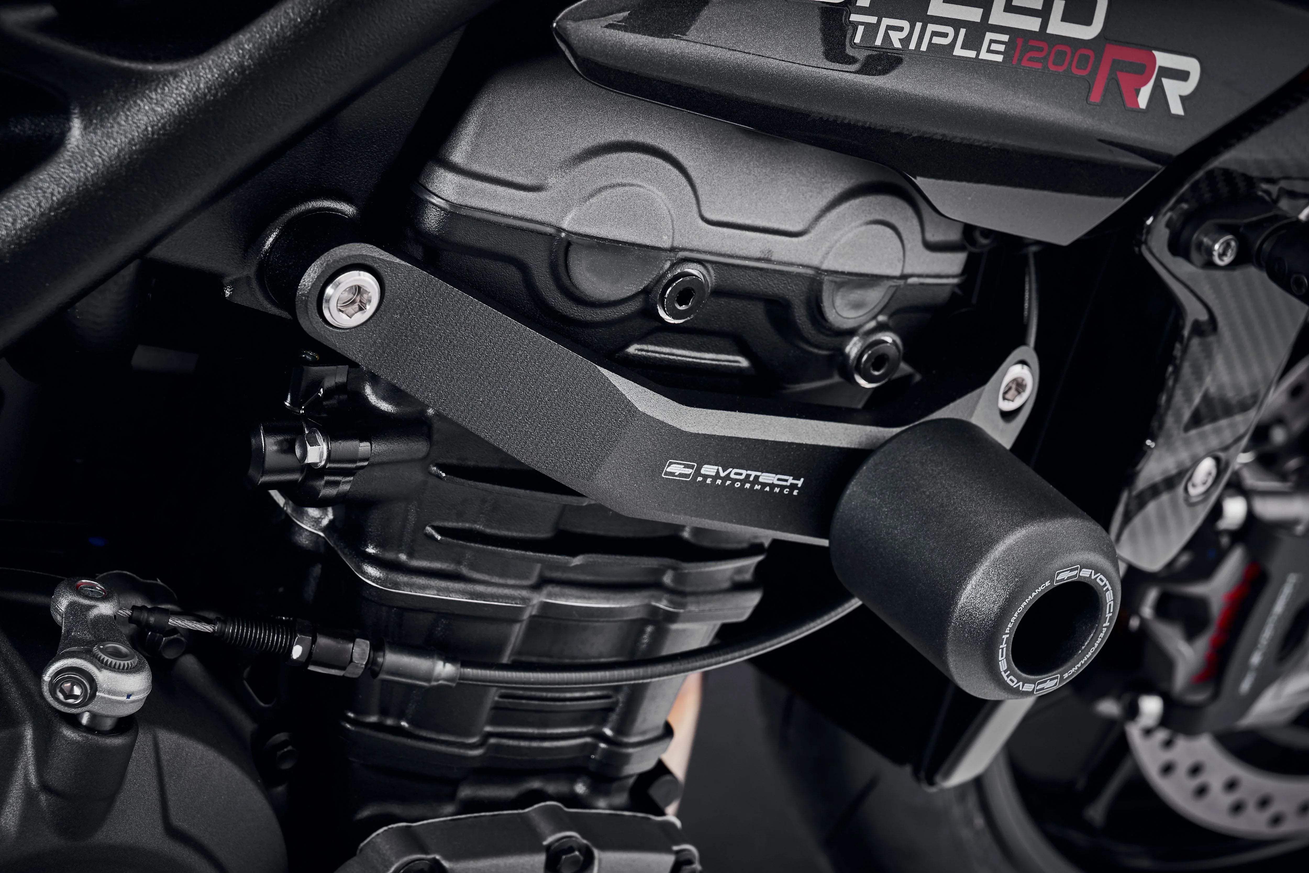 Evotech Performance Crash Protection - Triumph Speed Triple 1200 RR (2022+) - Sturzpads | Evotech Performance