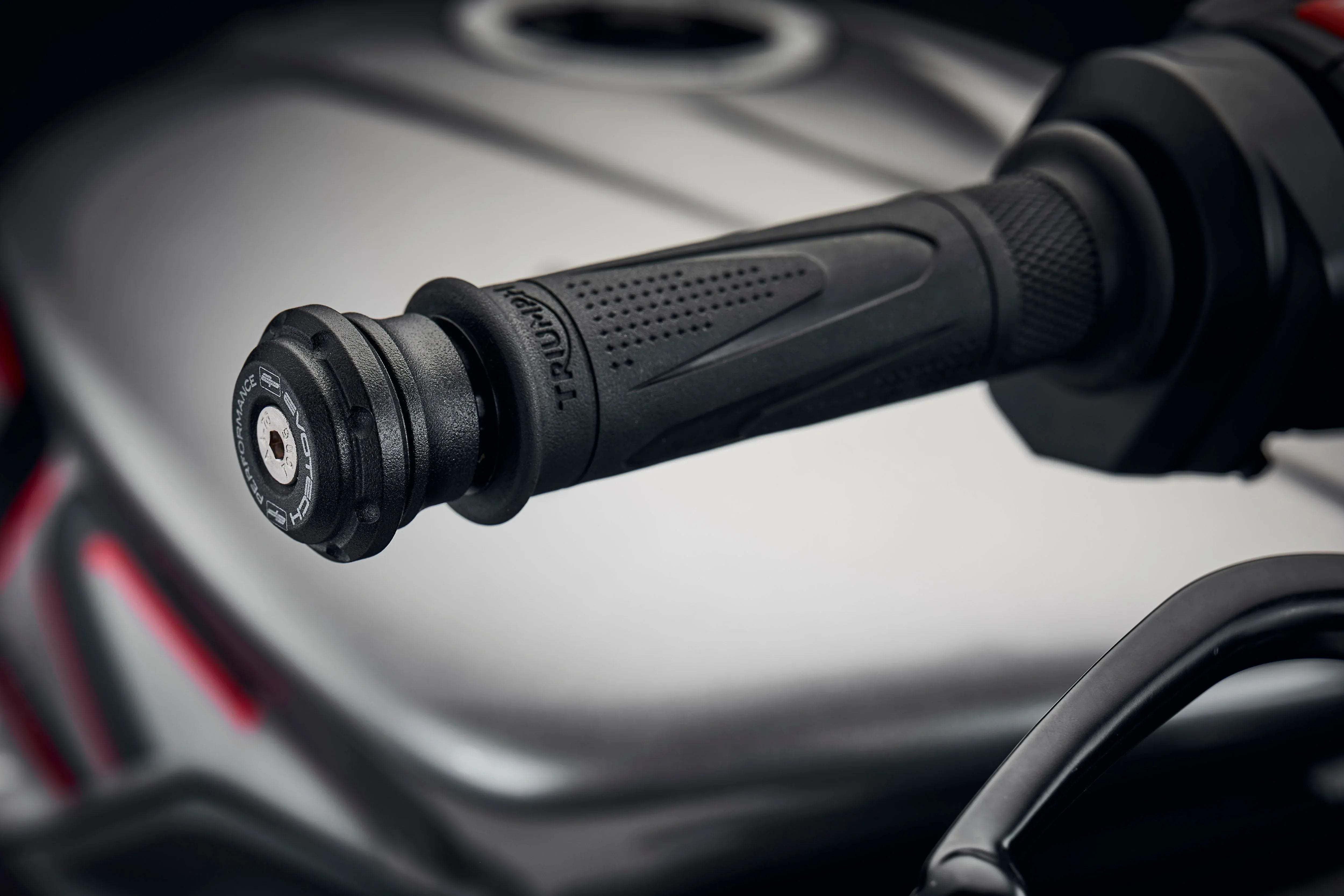 Evotech Performance Bar End Weights (Non Bar End Mirror Version) - Triumph Speed Triple RS (2018-2020) - Lenkerendgewichte | Evotech Performance