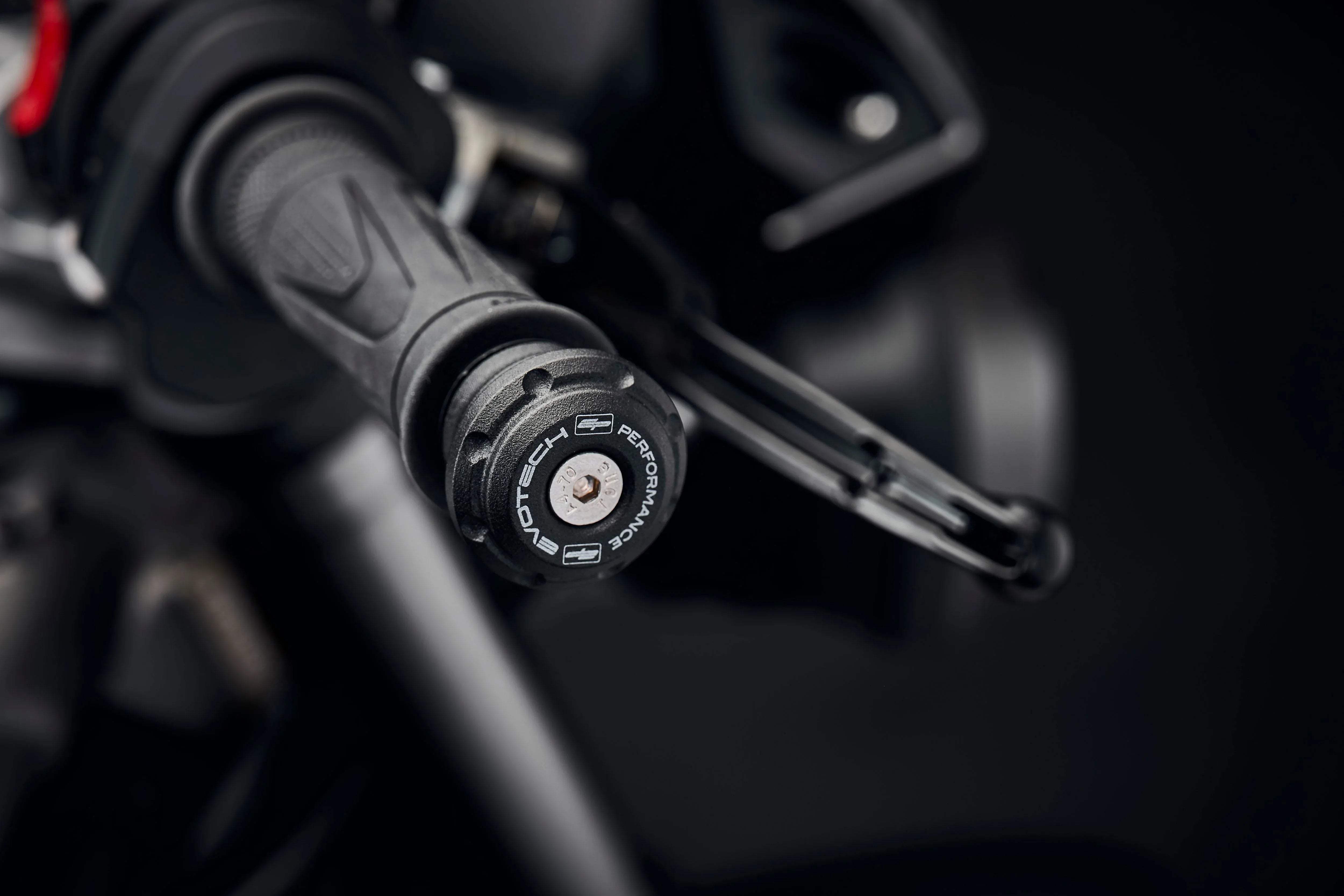 Evotech Performance Bar End Weights (Non Bar End Mirror Version) - Triumph Speed Triple RS (2018-2020) - Lenkerendgewichte | Evotech Performance