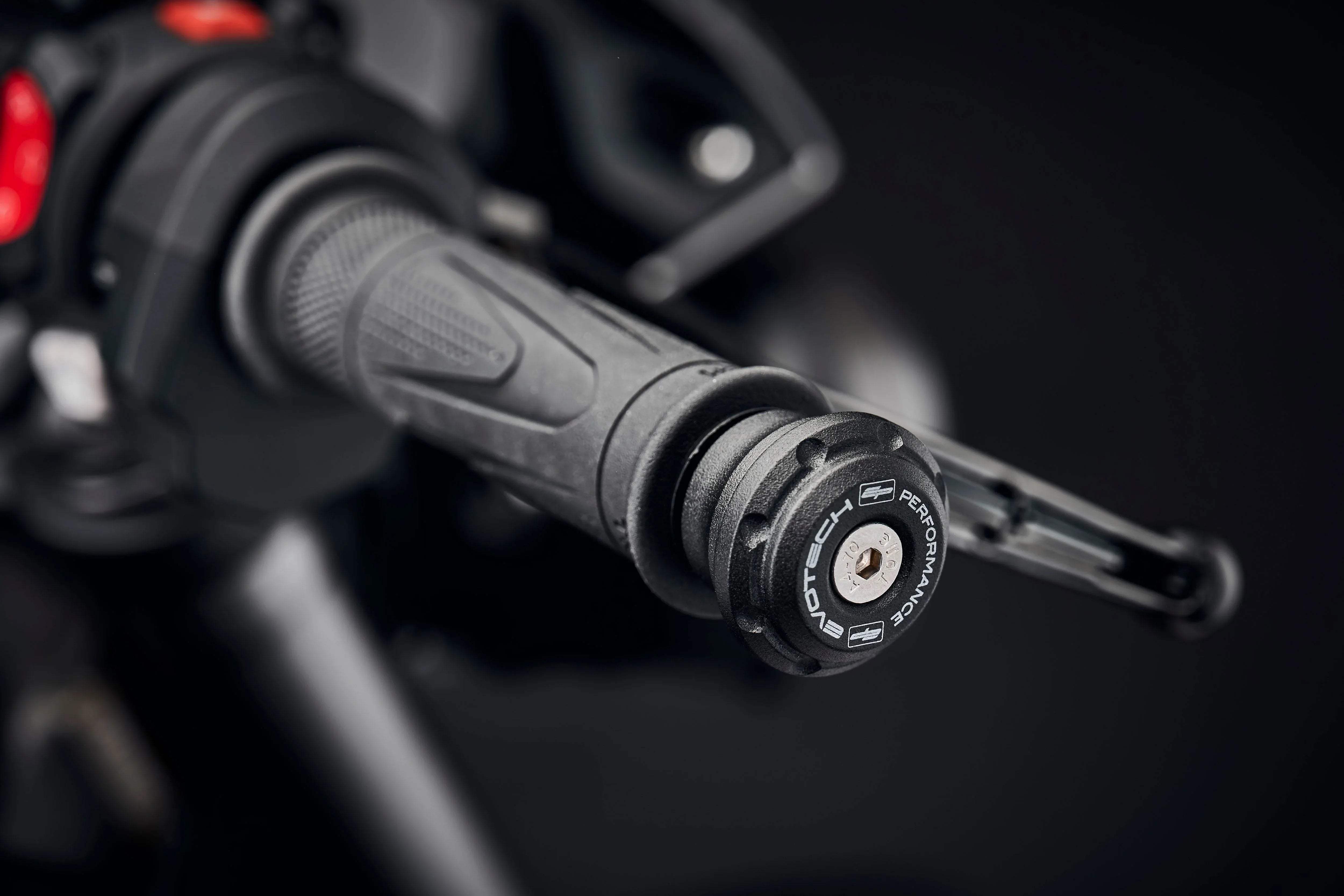 Evotech Performance Bar End Weights (Non Bar End Mirror Version) - Triumph Speed Triple RS (2018-2020) - Lenkerendgewichte | Evotech Performance