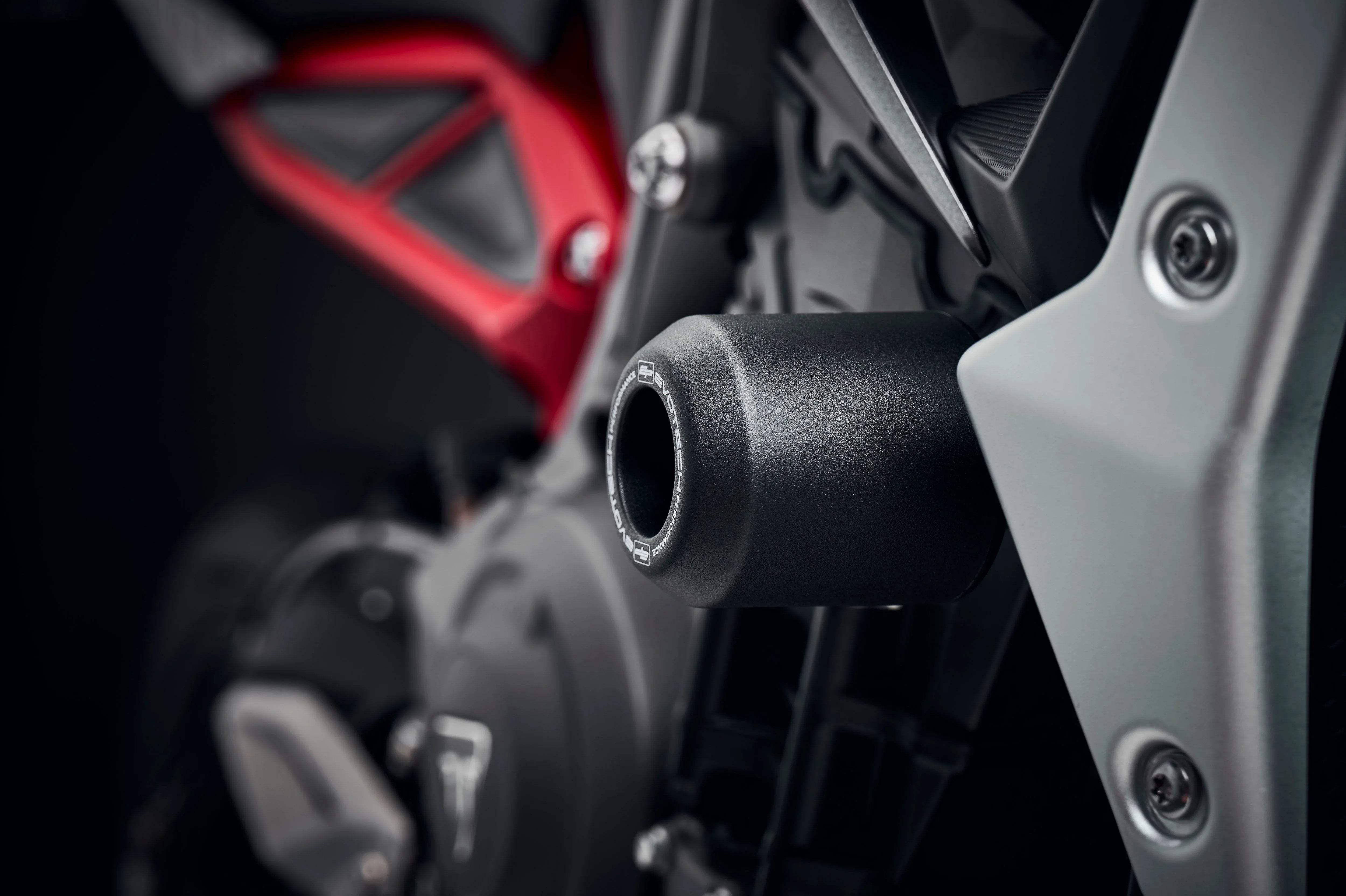 Evotech Triumph Street Triple R Crash Bobbins (2020-2022) - Sturzpads | Evotech Performance