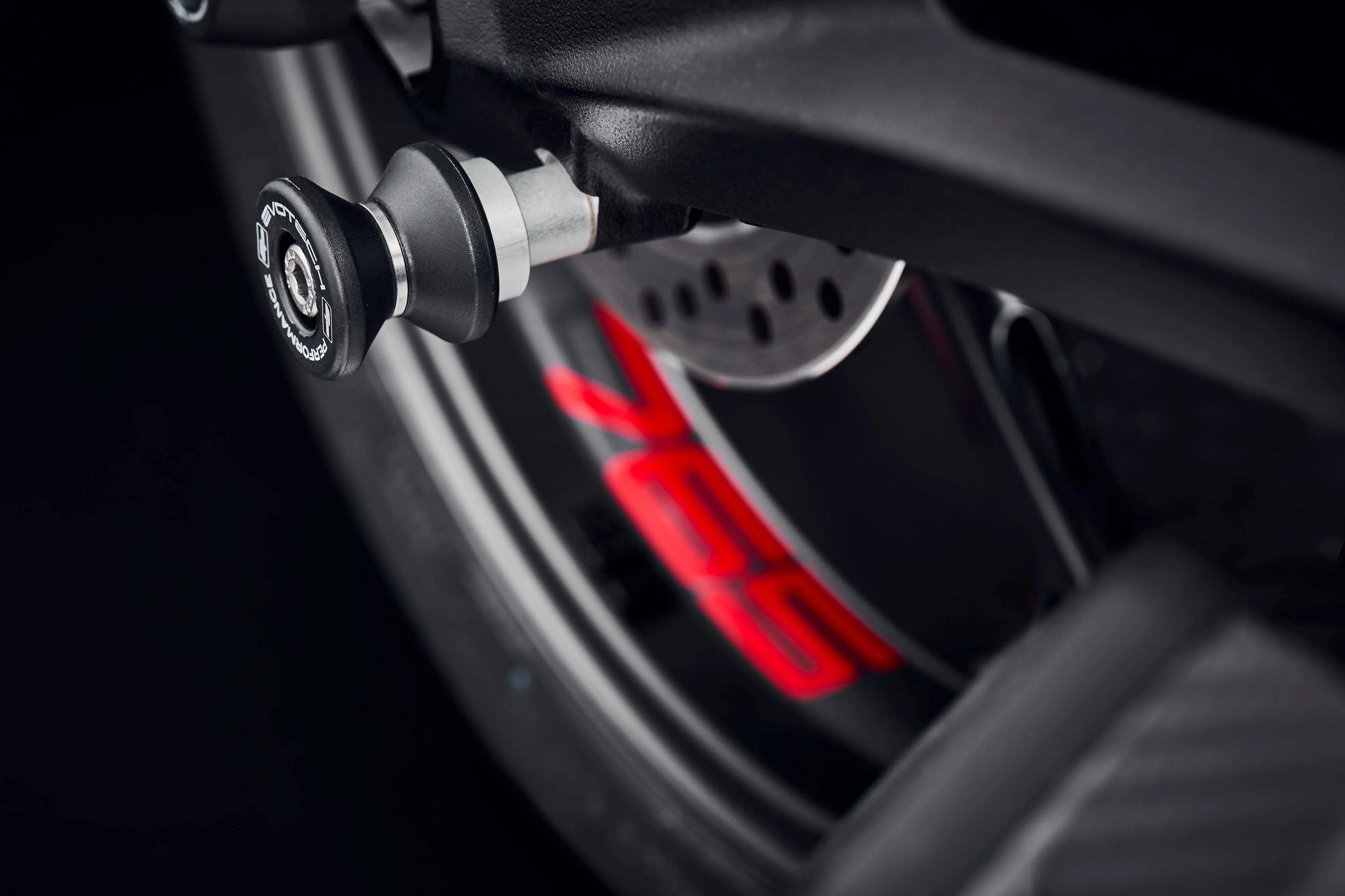 Evotech Paddock Stand Bobbins - Triumph Street Triple RS (2017-2019) - Alu Bobbins | Evotech Performance