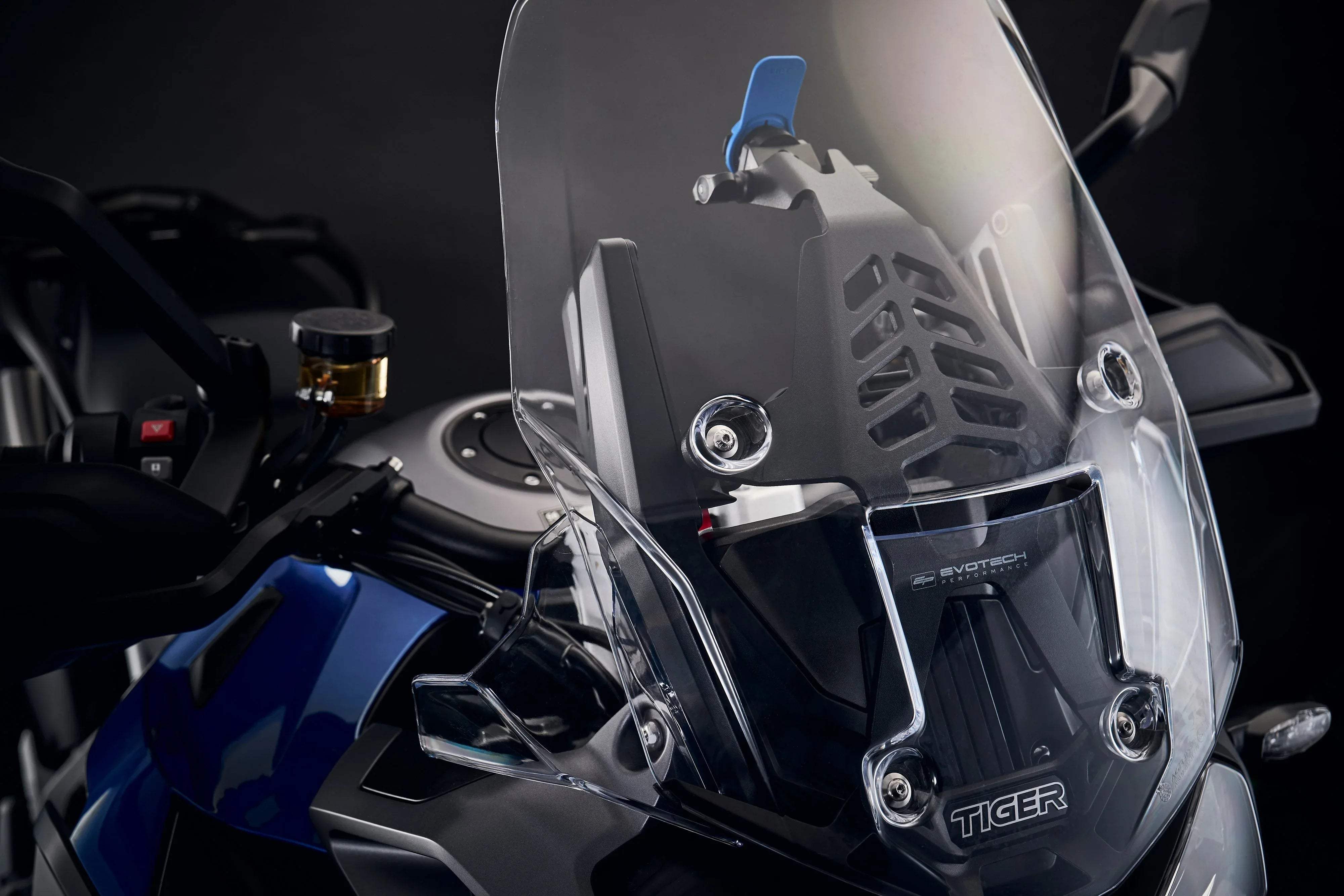 Evotech Performance Quad Lock Compatible Mount - Triumph Tiger 1200 Rally Explorer (2022+) - Halterung Quad Lock | Evotech Performance