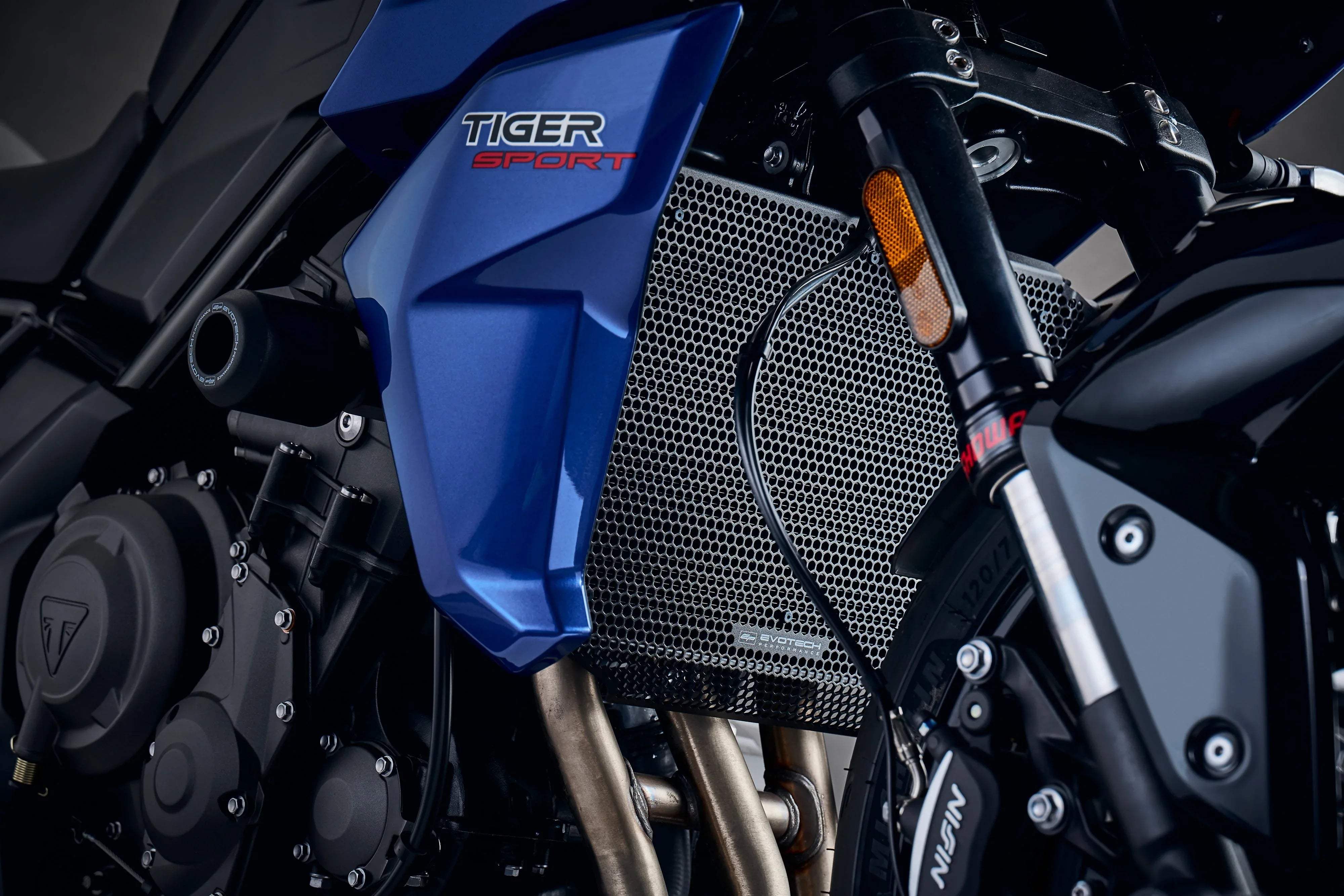 Evotech Performance Radiator Guard - Triumph Tiger Sport 660 (2022+) - Kühlerschutzgitter | Evotech Performance