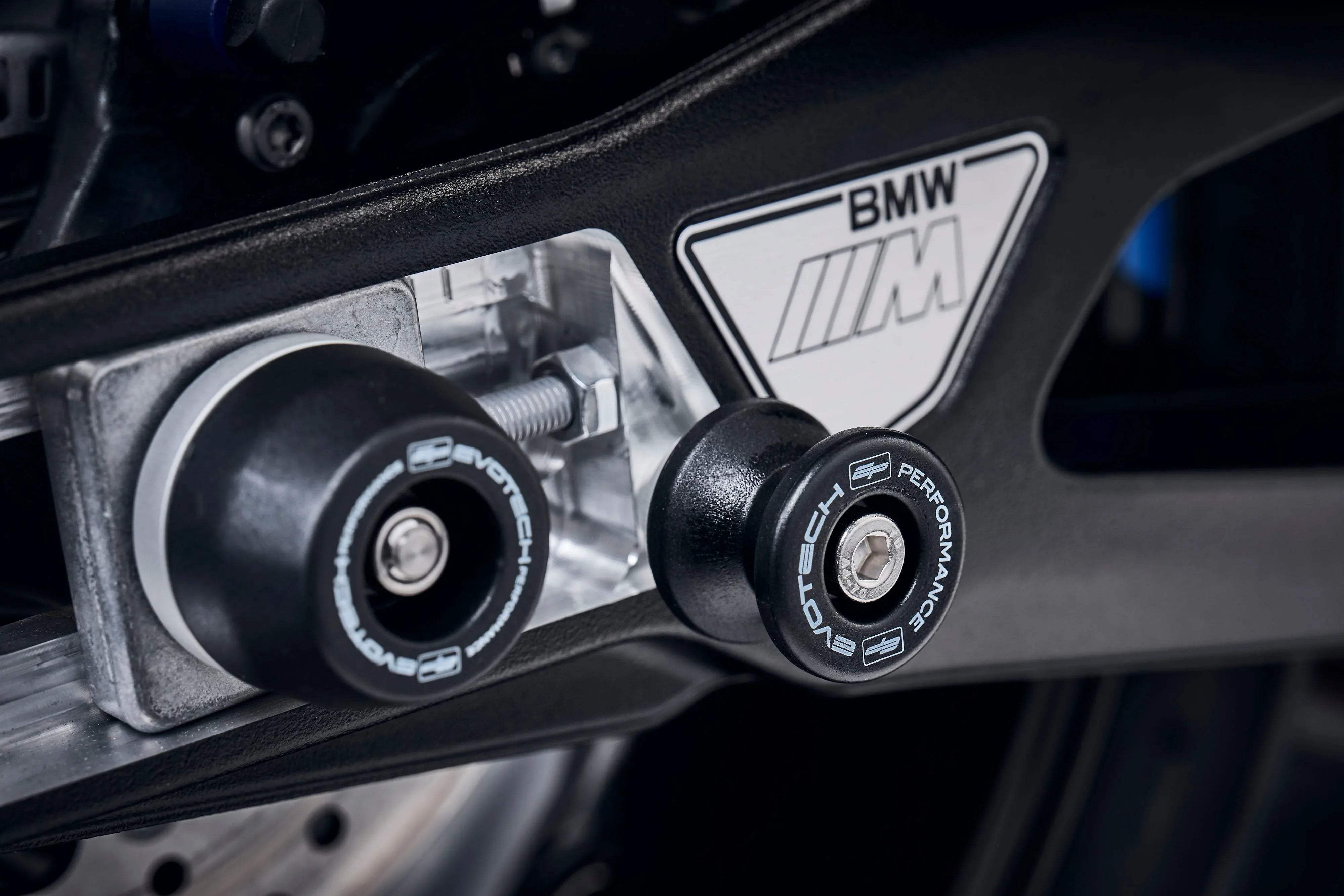 Evotech Paddock Stand Bobbins - BMW M 1000 RR (2021-2022) - Alu Bobbins | Evotech Performance