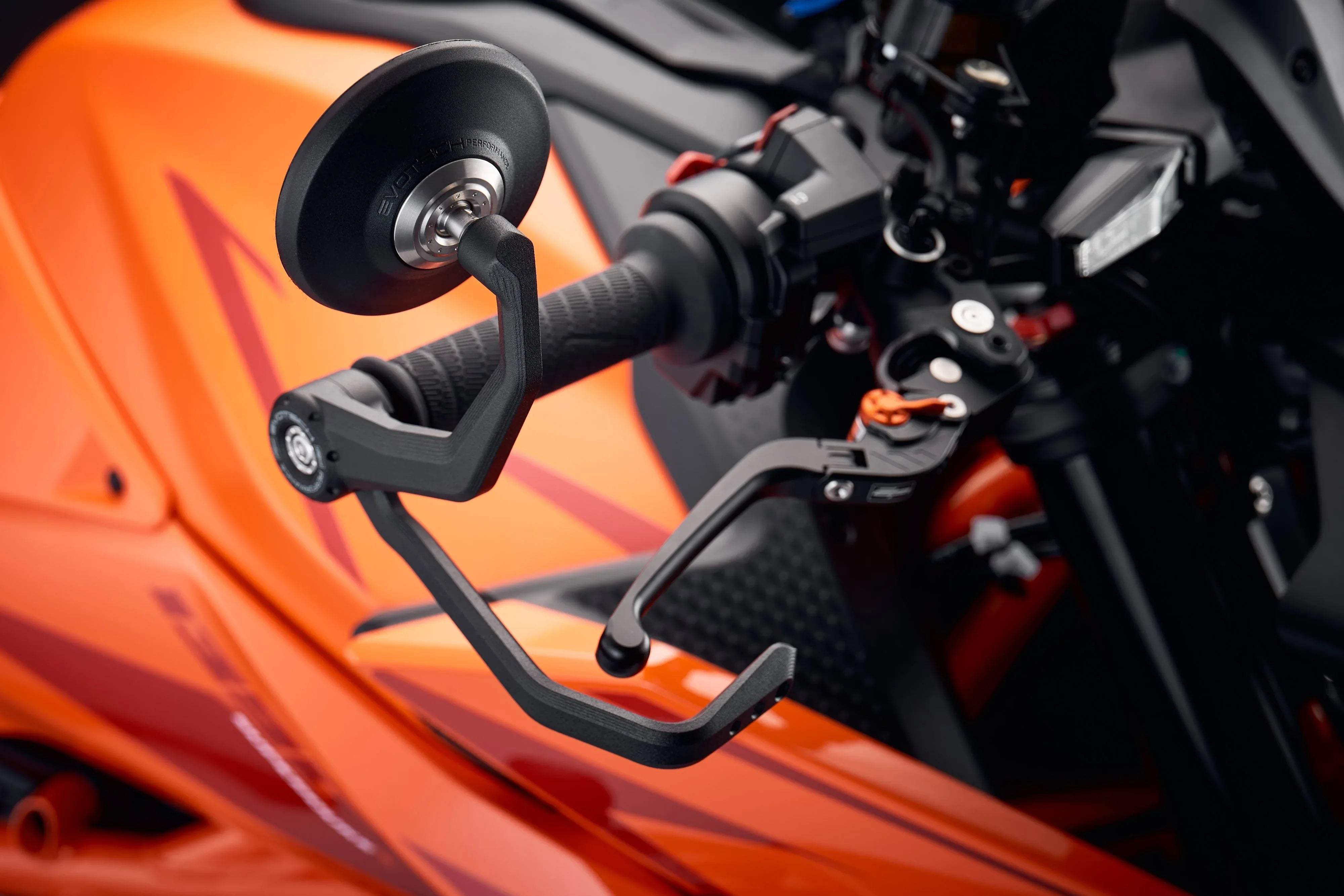 Evotech Performance Lenkerendspiegel / Heblschützer Set (Retro) KTM 1290 Super Duke RR 2022 - - Lenkerendspiegel | Evotech Performance