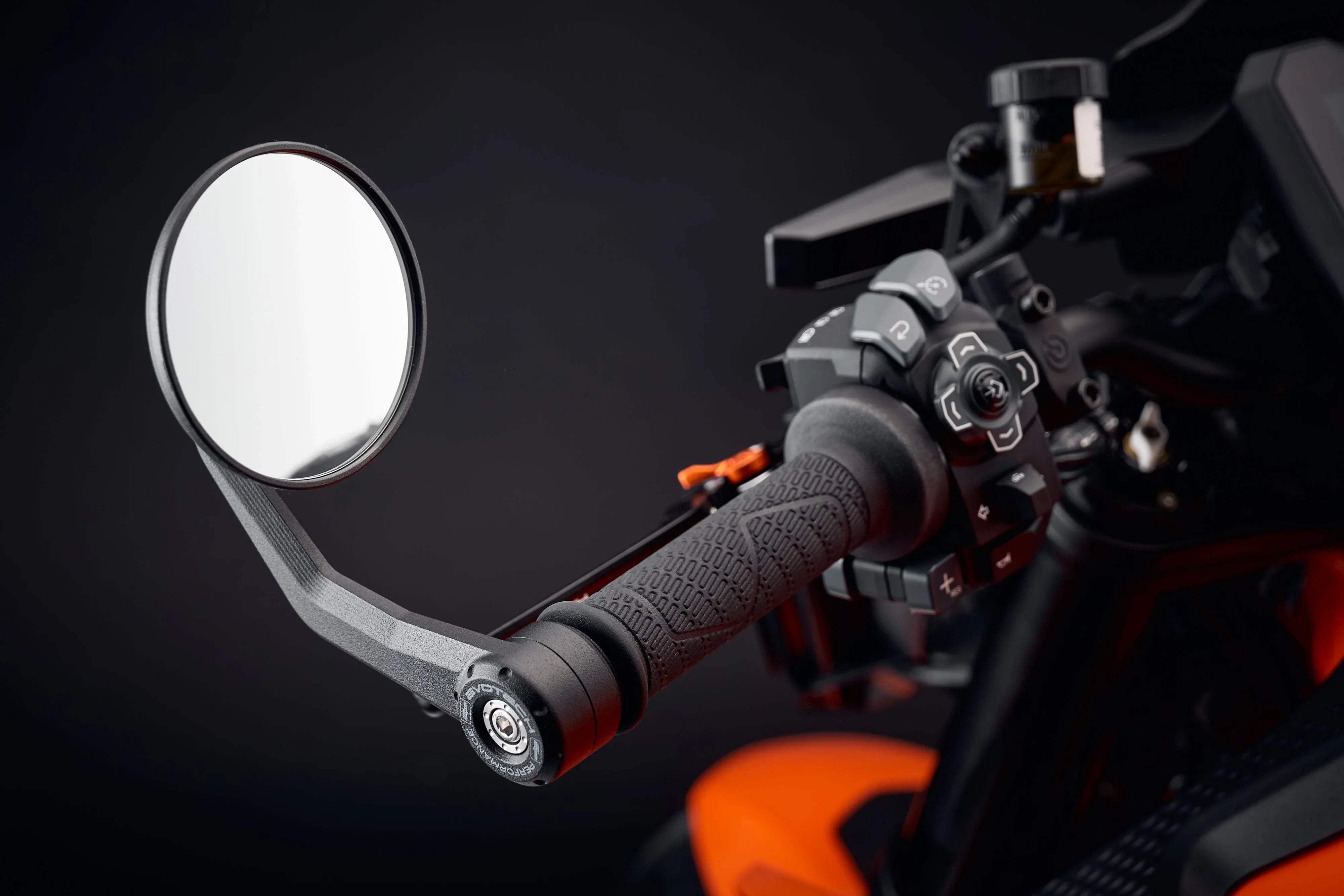 Evotech Bar End Mirrors (Retro) - KTM 1290 Super Duke RR (2022+) - Lenkerendspiegel | Evotech Performance