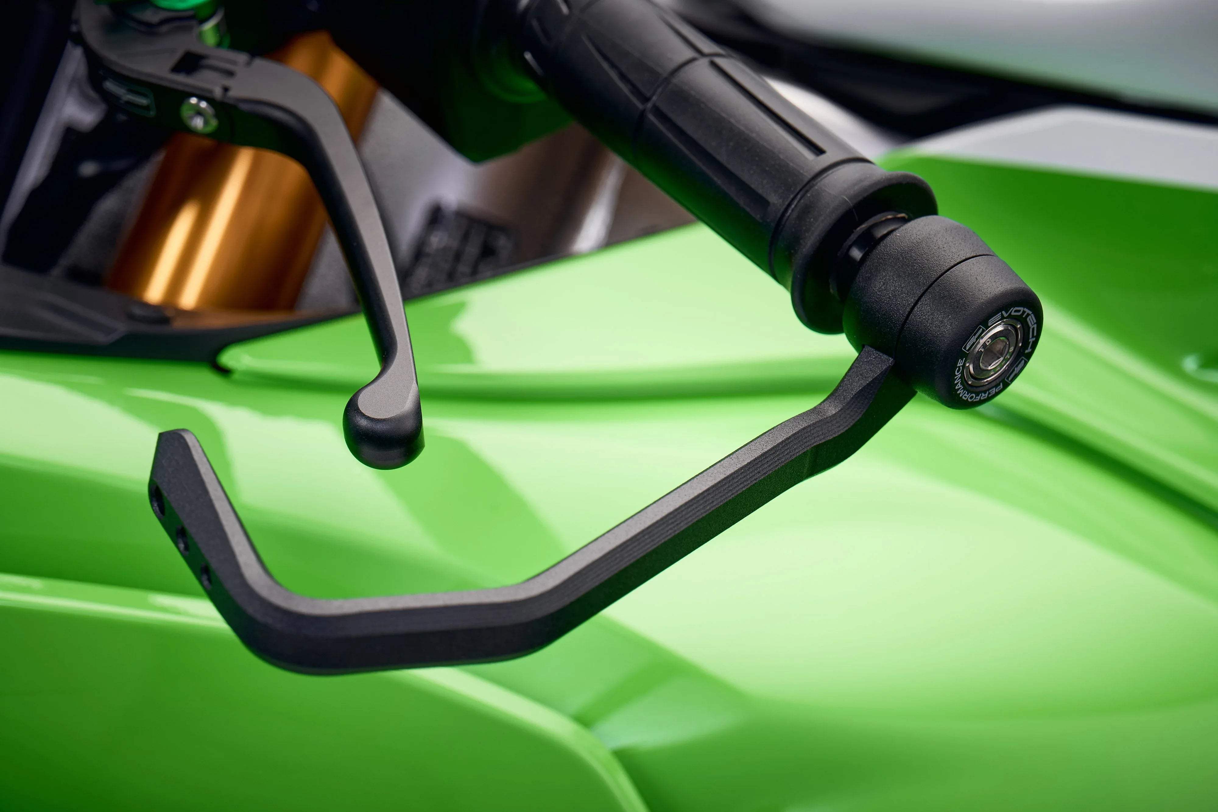 Evotech Performance Kawasaki ZX636 Brake And Clutch Lever Protector Kit 2013 - 2018 (Race) - Brems- und Kupplungshebelschützer | Evotech Performance