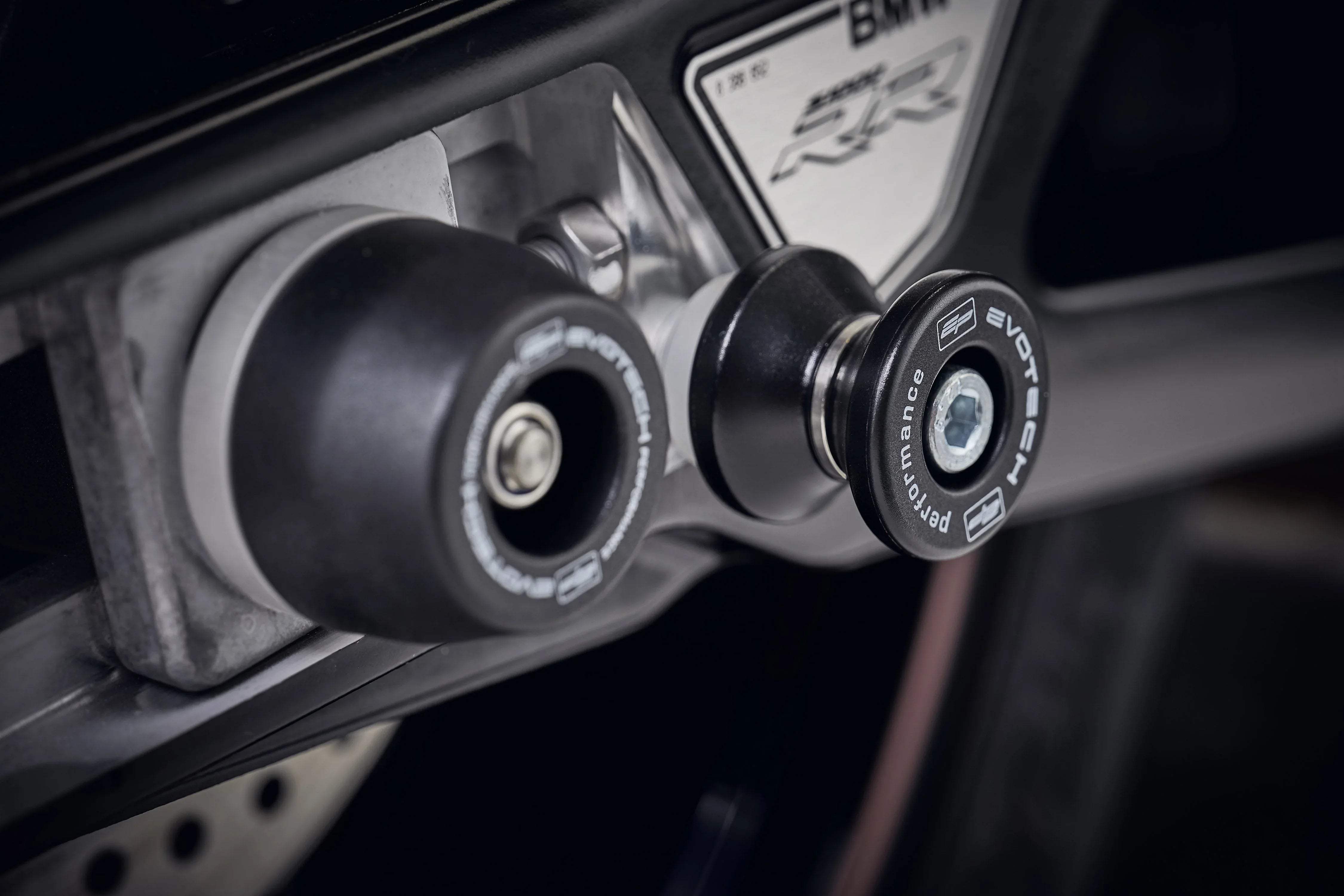 Evotech Paddock Stand Bobbins - BMW S 1000 RR (2019-2022) - Alu Bobbins | Evotech Performance