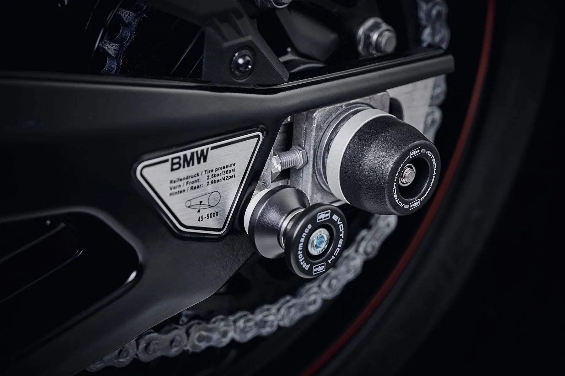 Evotech Rear Spindle Bobbins - BMW S 1000 R (2013 - 2016) - Spindle Bobbins | Evotech Performance