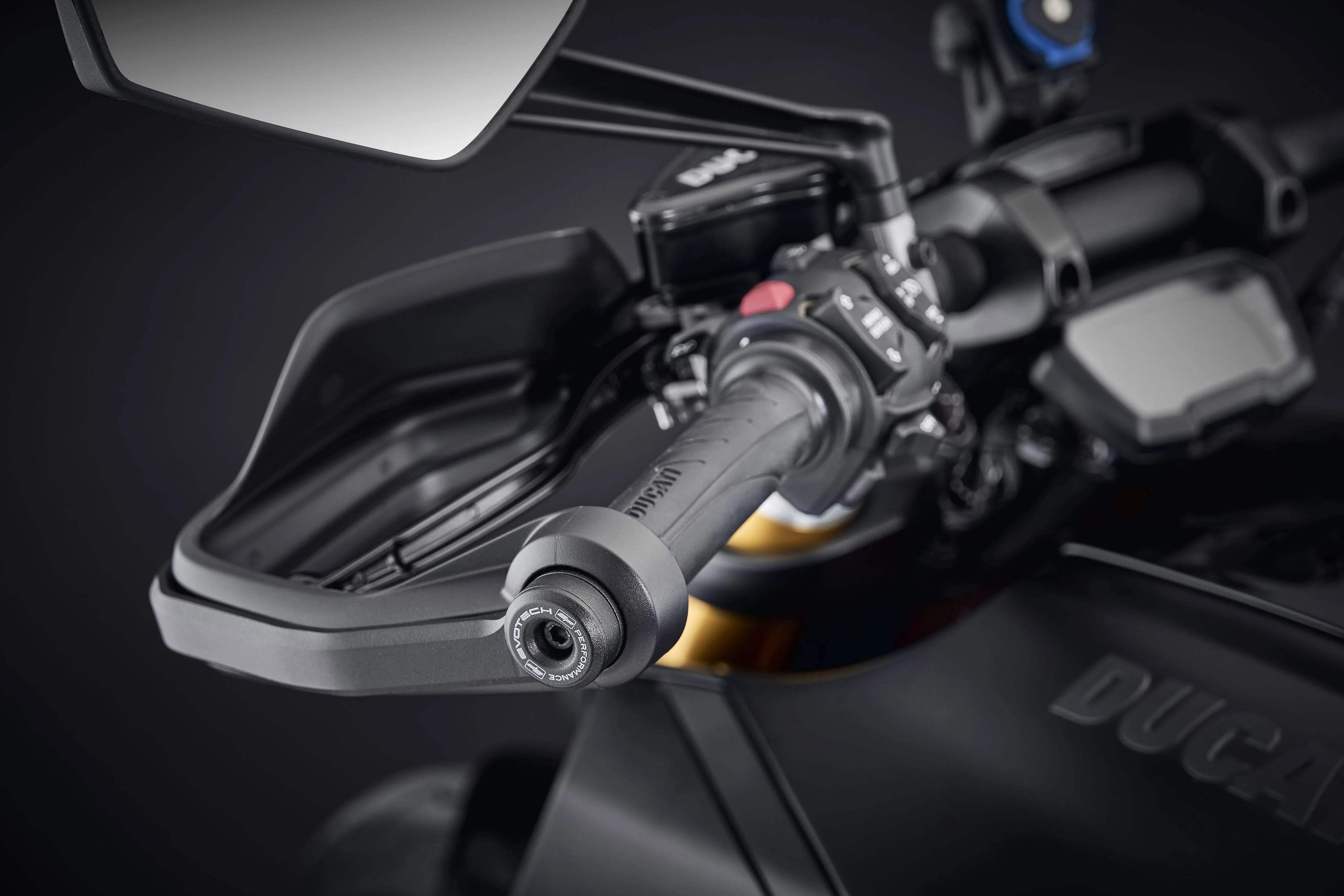 Evotech Ducati XDiavel Black Star Hand Guard Protectors (2021 - 2022) - Handschutz | Evotech Performance