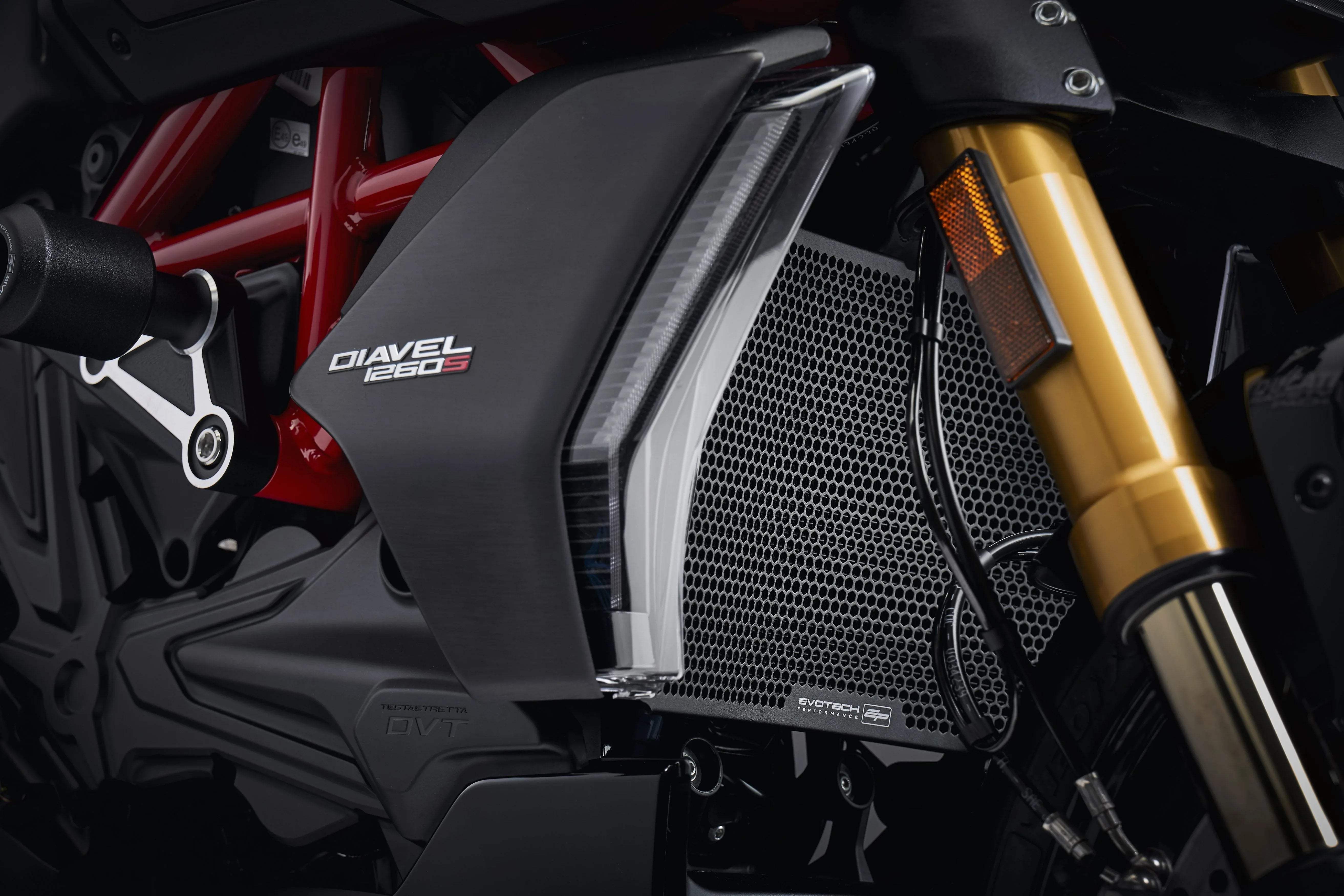 Evotech Ducati Diavel 1260 S Radiator Guard (2019 - 2022) - Kühlerschutzgitter | Evotech Performance