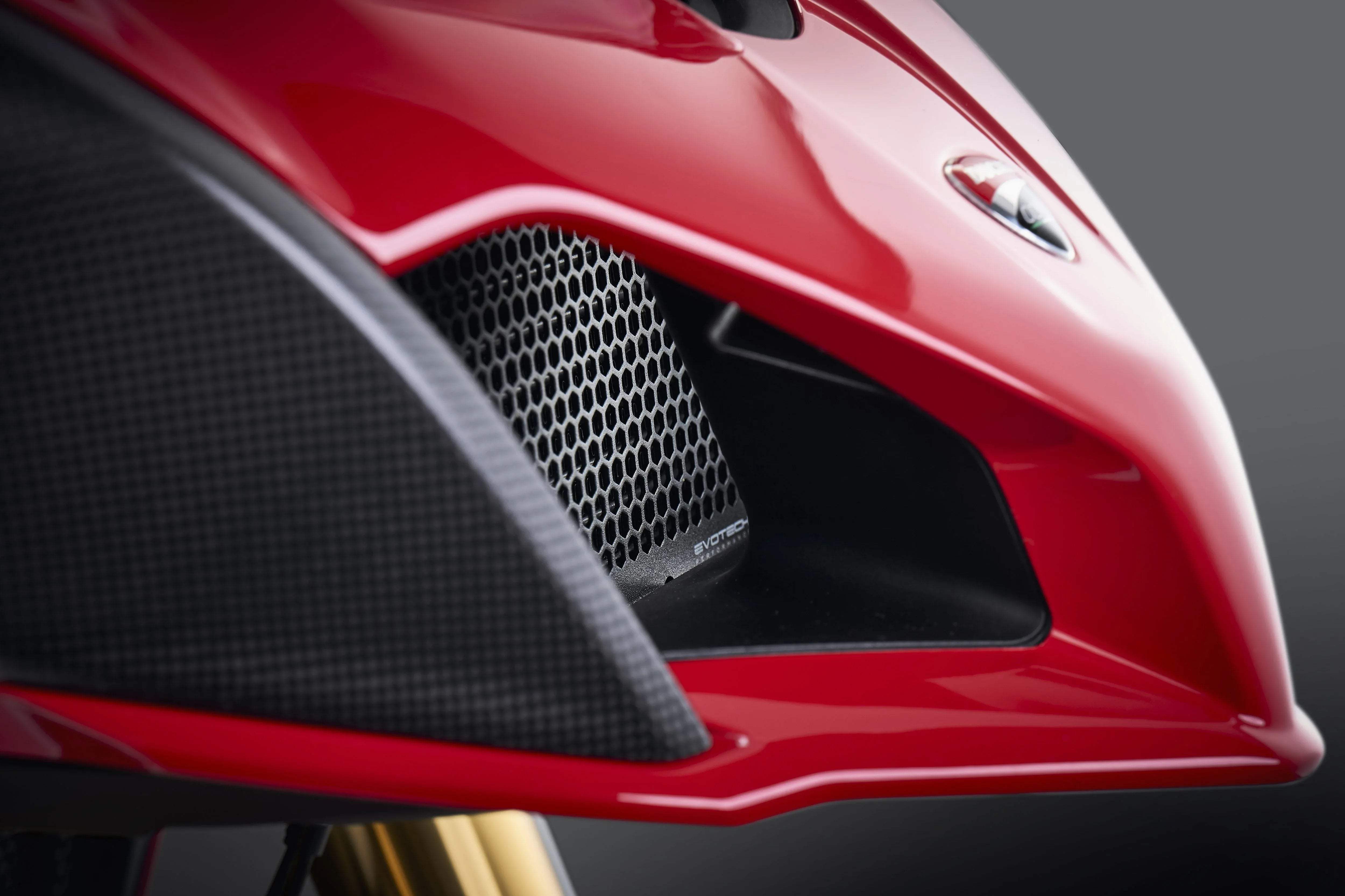 Evotech Ducati Multistrada 1260 Pikes Peak Oil Cooler Guard (2018-2020) - Kühlerschutzgitter | Evotech Performance