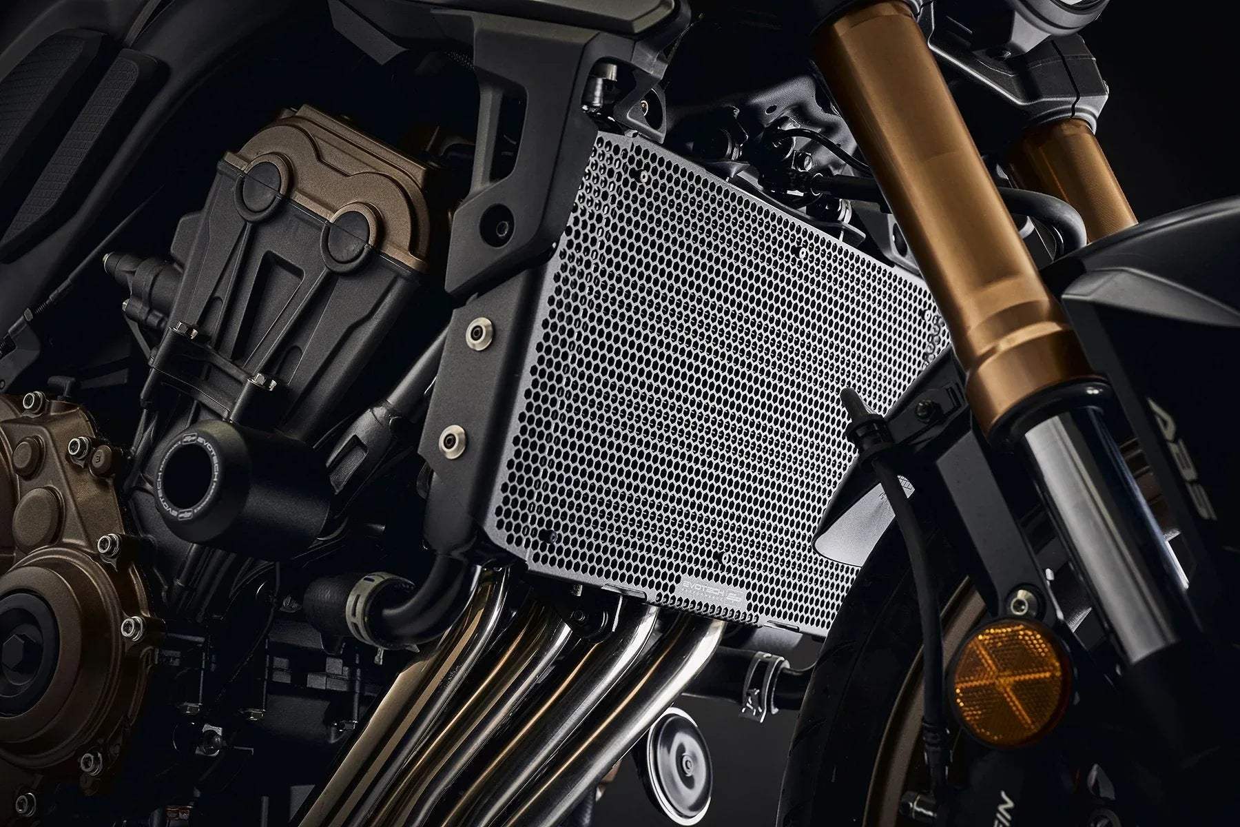 Evotech Radiator Guard - Honda CB650R Neo Sports Cafe (2021 - 2023) - Kühlerschutzgitter | Evotech Performance