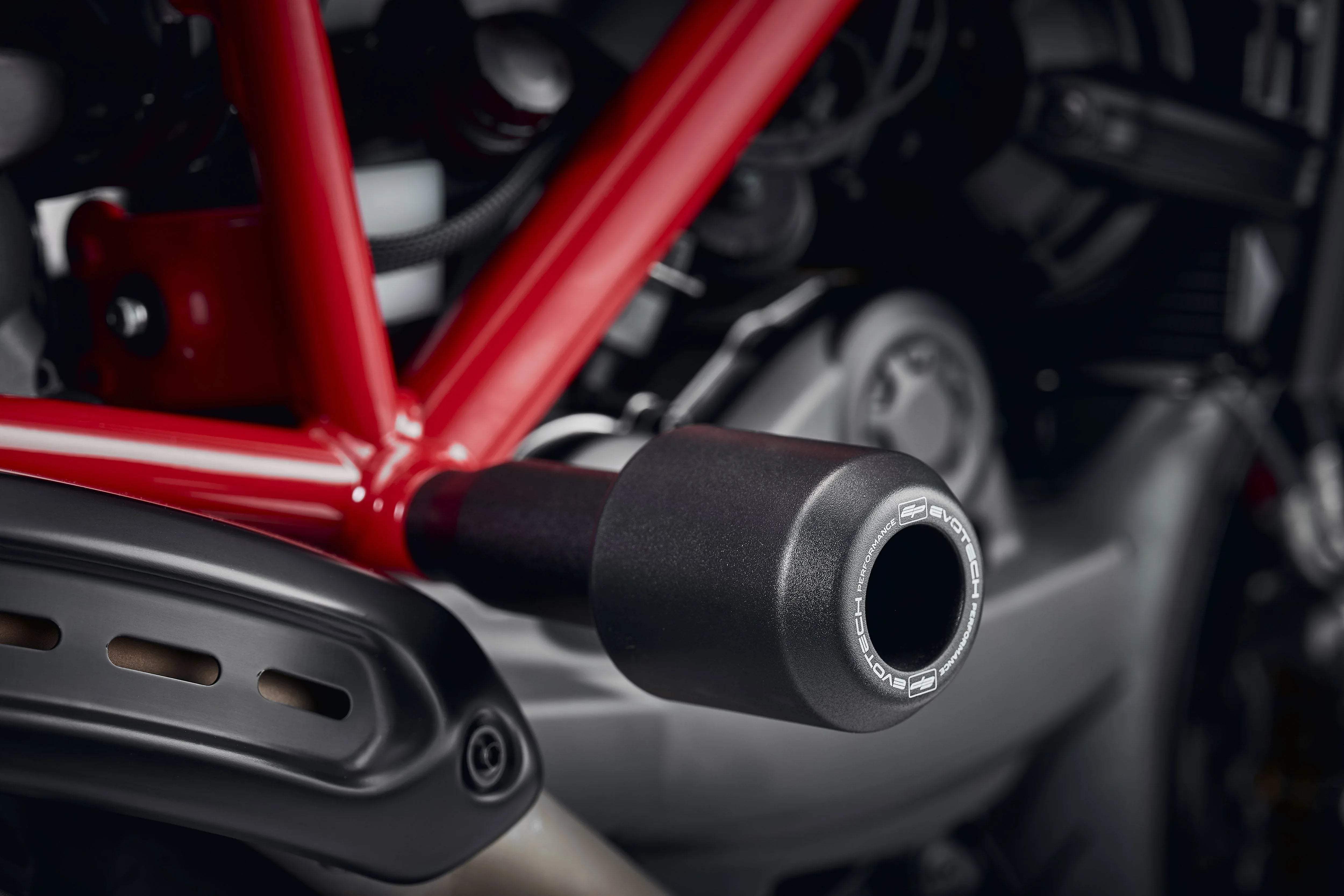 Evotech Ducati Hypermotard 821 SP Crash Bobbins 2013 - 2015 - Sturzpads | Evotech Performance