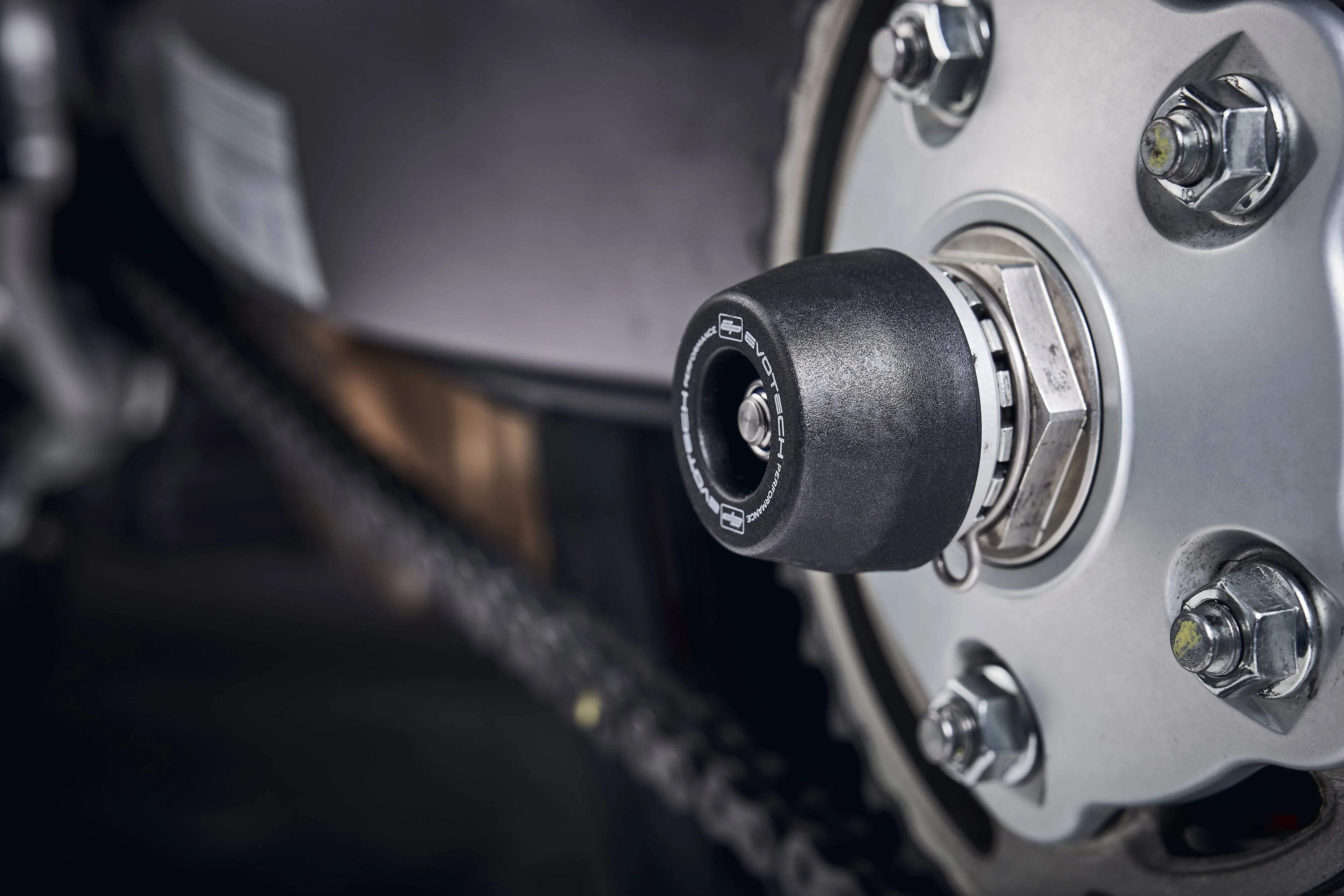 Evotech Rear Spindle Bobbins - Ducati Hypermotard 950 SP (2019+) - Spindle Bobbins | Evotech Performance