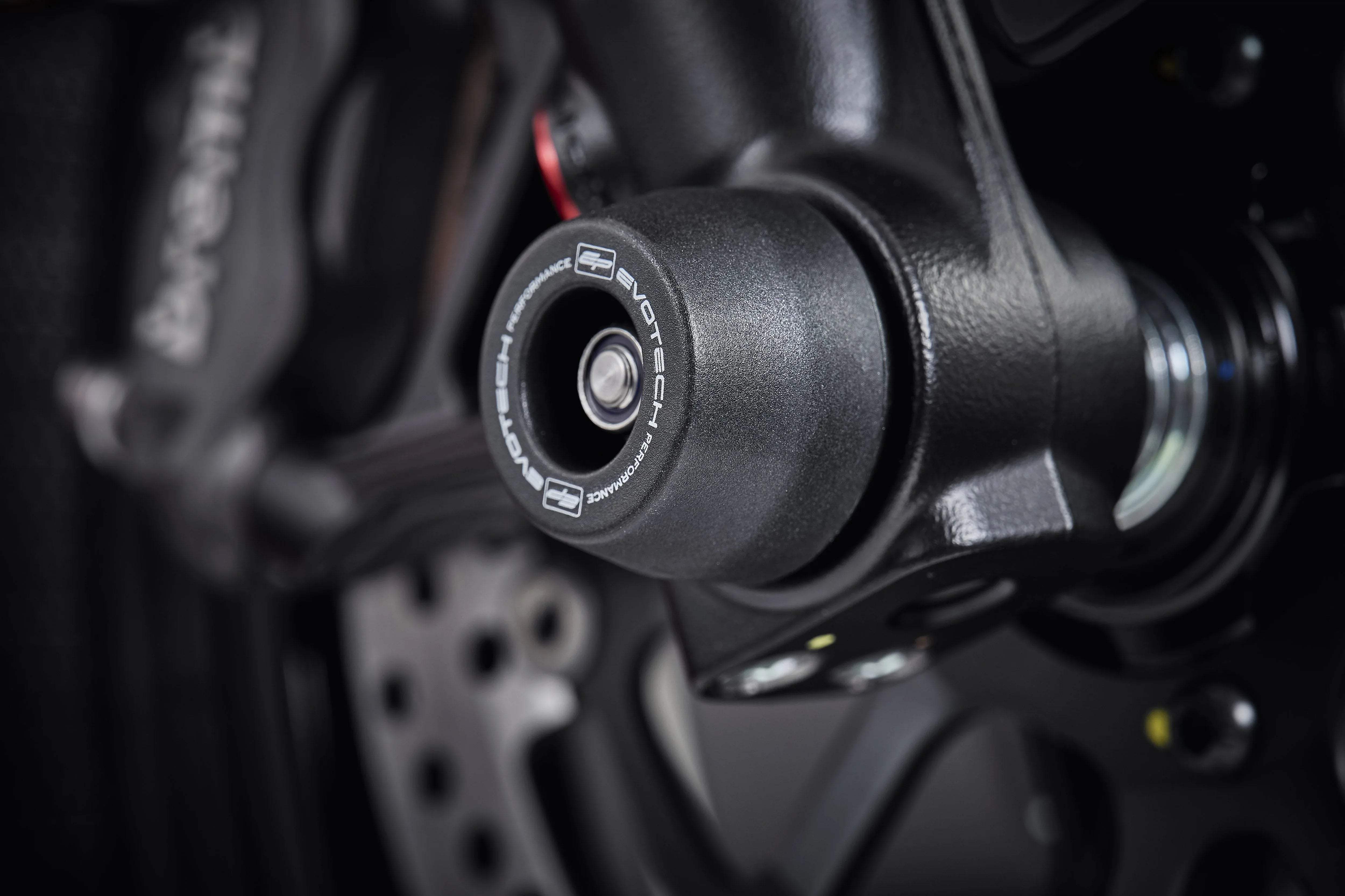 Evotech Performance Front Spindle Bobbins - Ducati Panigale V2 Bayliss 1st Champion 20th Anniversary (2022 - 2024) - Spindle Bobbins | Evotech Performance