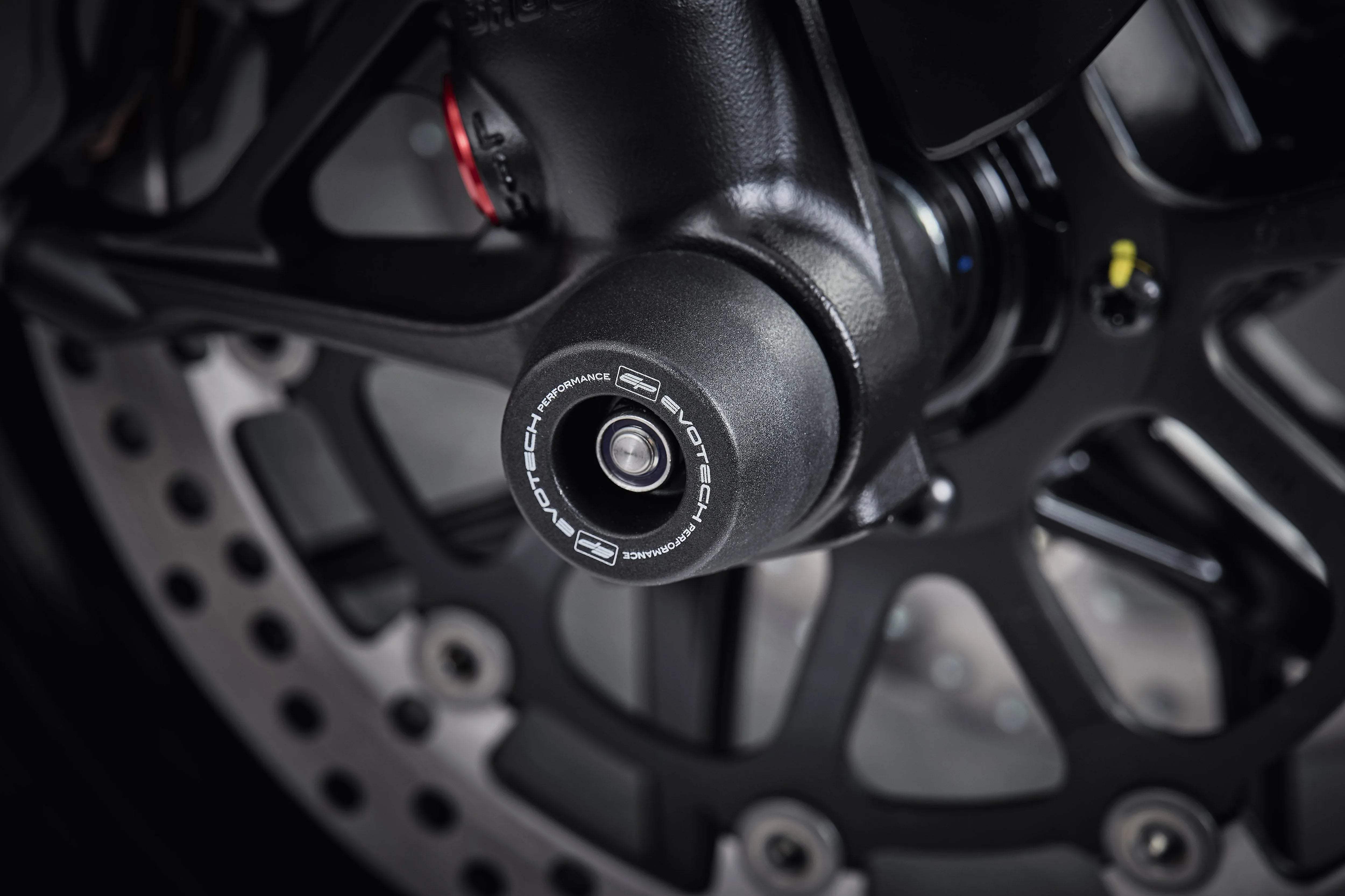 Evotech Performance Front Spindle Bobbins - Ducati Panigale V2 Bayliss 1st Champion 20th Anniversary (2022 - 2024) - Spindle Bobbins | Evotech Performance
