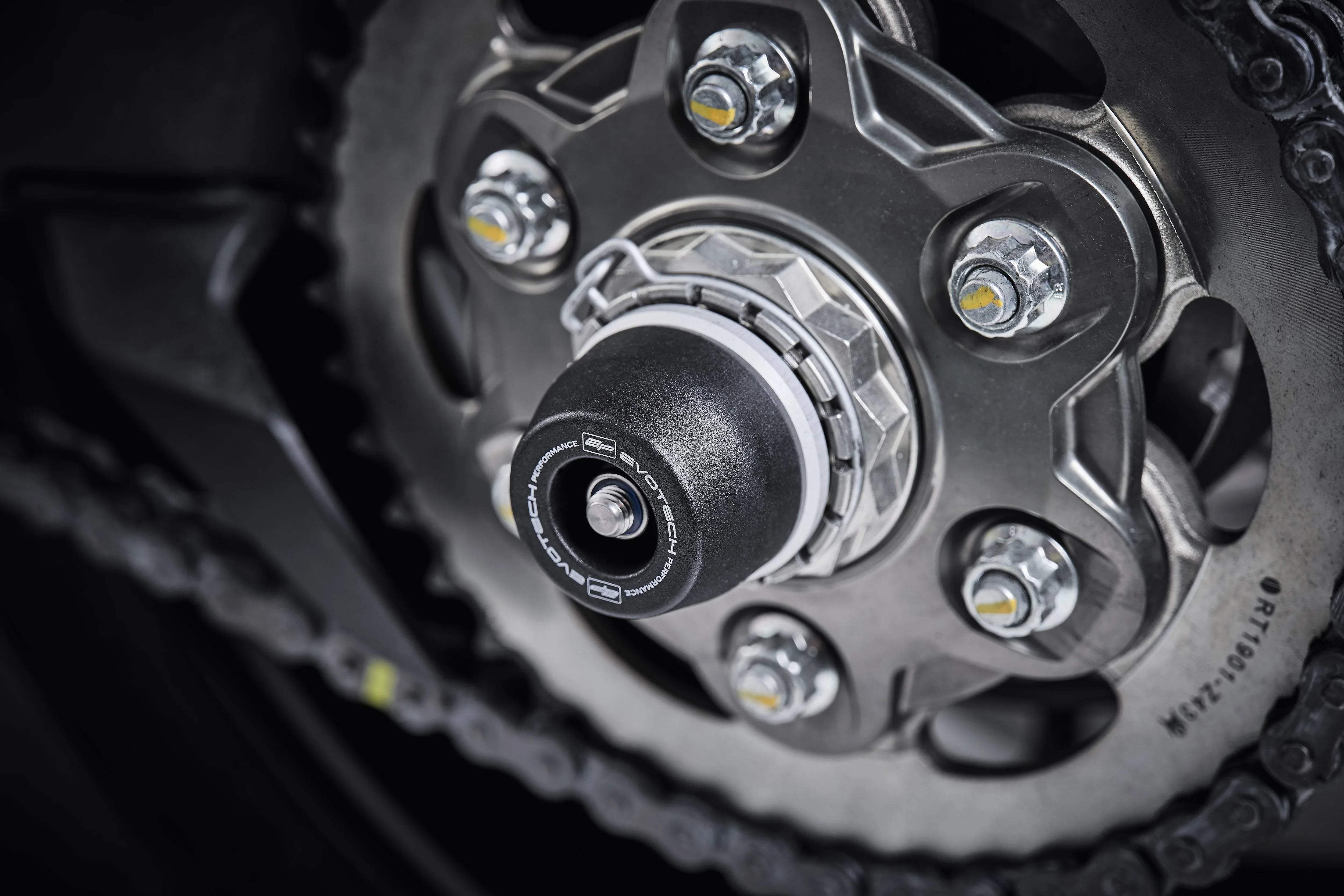 Evotech Performance Spindle Bobbins Kit - Ducati Monster 1200 25 Anniversario (2020) - Spindle Bobbins | Evotech Performance