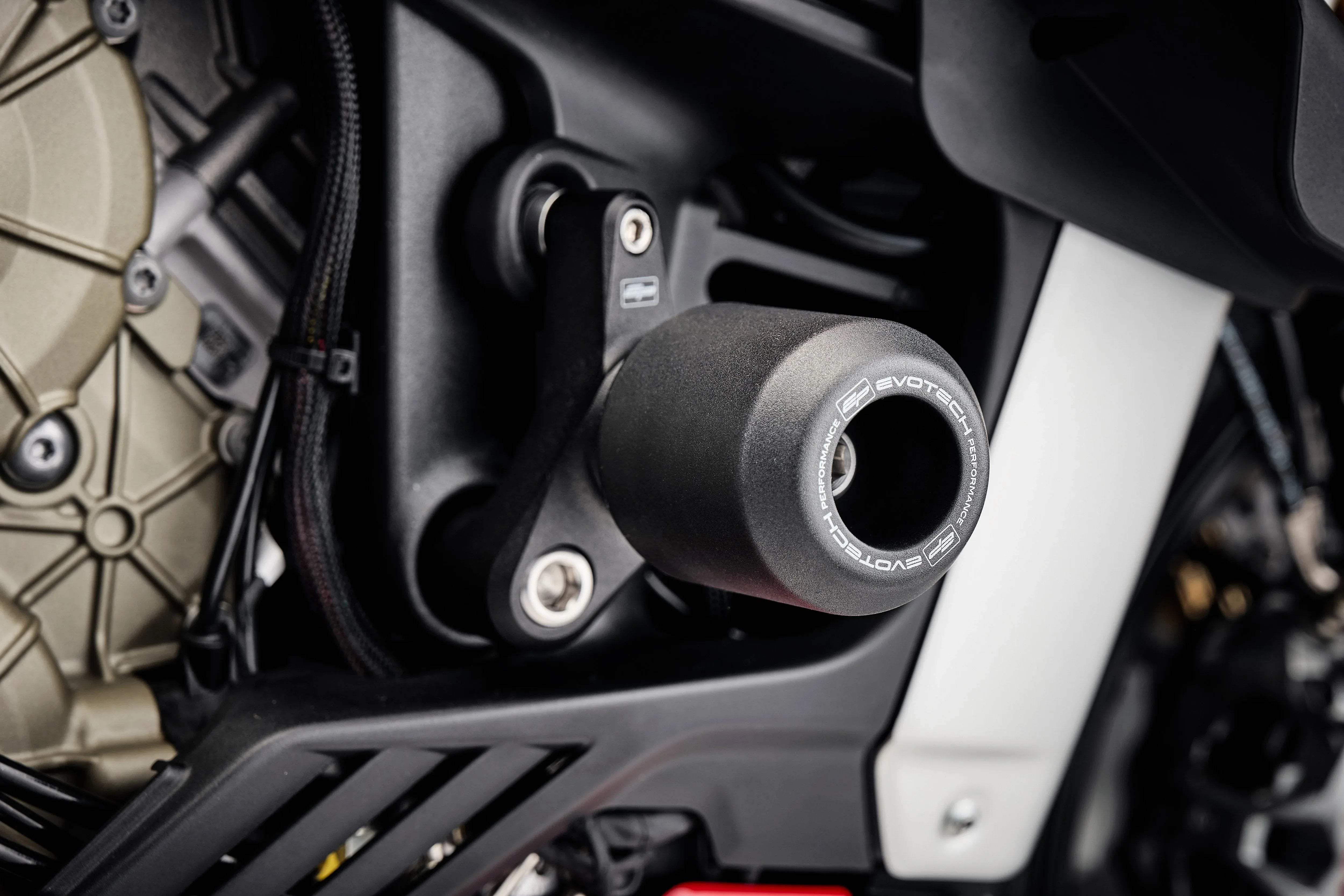 Evotech Ducati Streetfighter V4 Frame Crash Protection (2020 - 2024) - Sturzpads | Evotech Performance