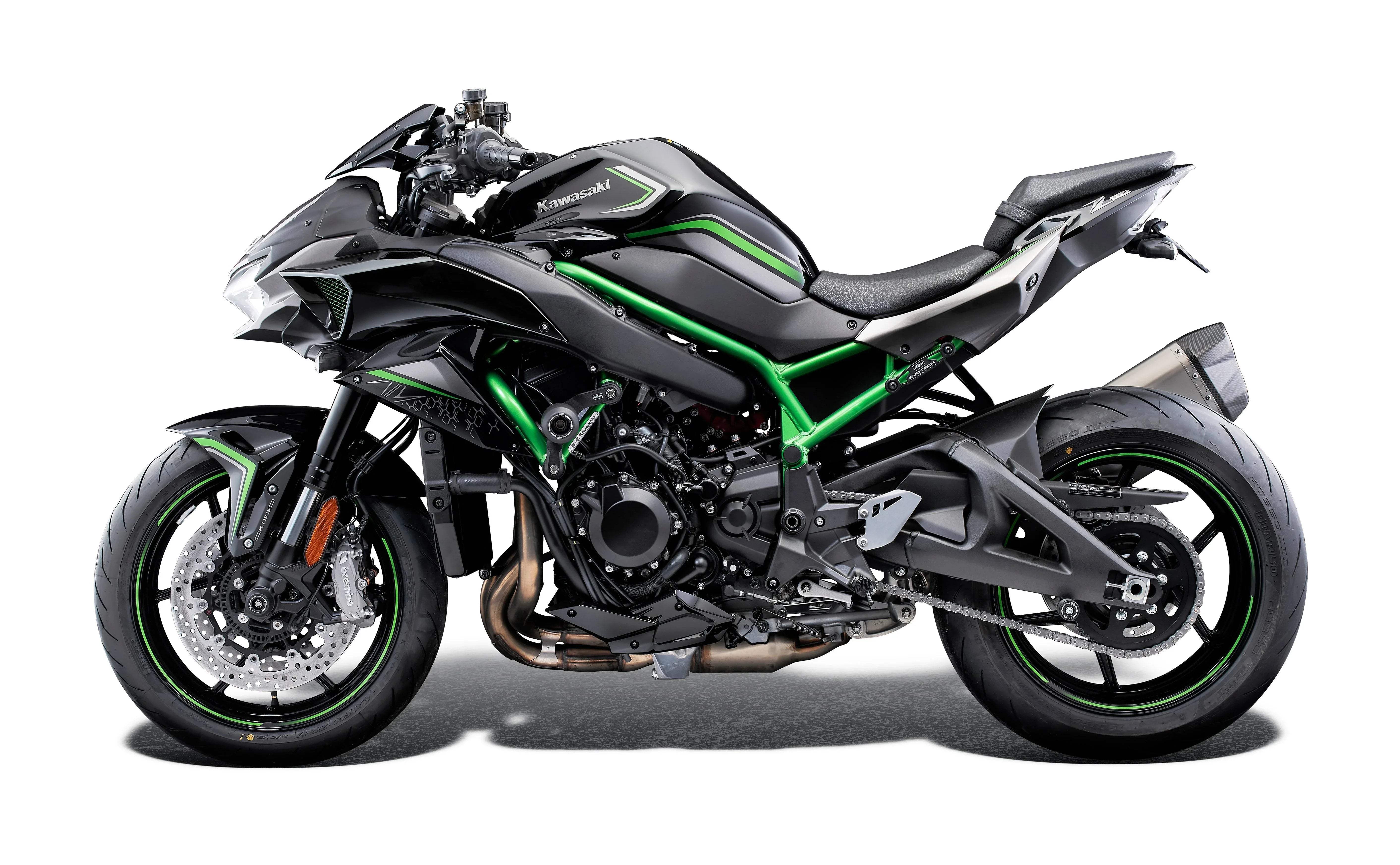 Evotech Kawasaki Z H2 Performance Main Frame Crash Protection (2020+) - Sturzpads | Evotech Performance