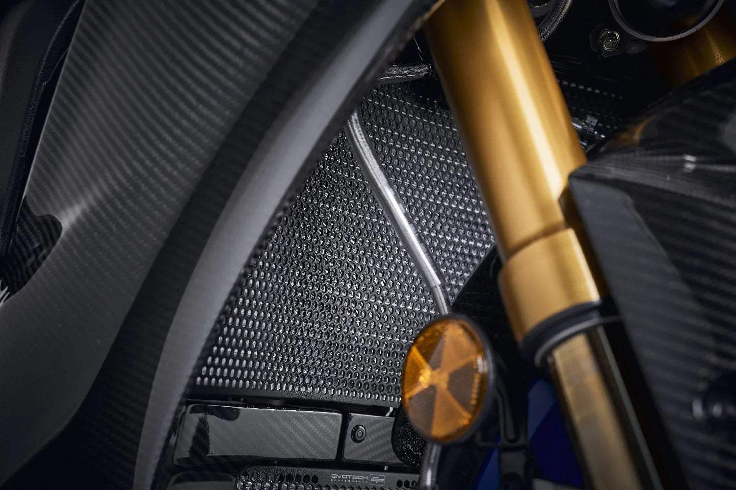 Evotech Yamaha YZF-R1 Radiator Guard (2020+) - Kühlerschutzgitter | Evotech Performance