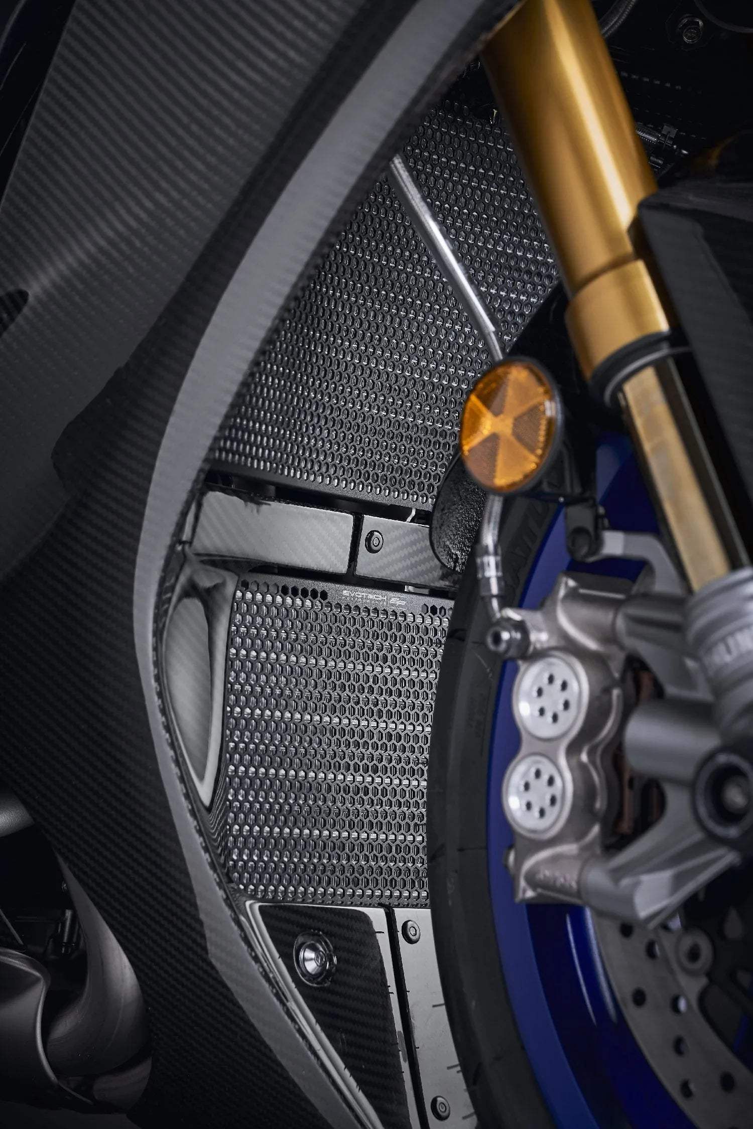 Evotech Yamaha YZF-R1 Radiator Guard Set (2020+) - Kühlerschutzgitter | Evotech Performance