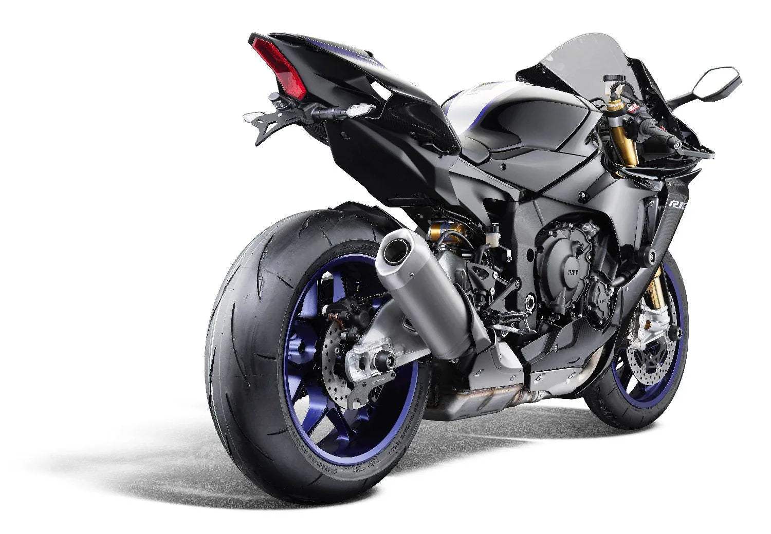 Evotech Carbon Fibre Toe Guard / GP Style Paddock Stand Plates - Yamaha YZF-R1 (2015 - 2019) - Kettenschutz | Evotech Performance