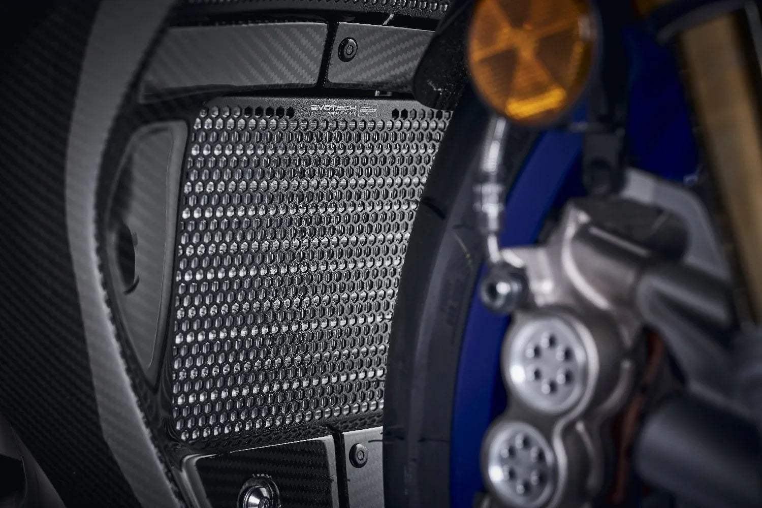 Evotech Yamaha YZF-R1M Oil Cooler Guard (2020+) - Kühlerschutzgitter | Evotech Performance