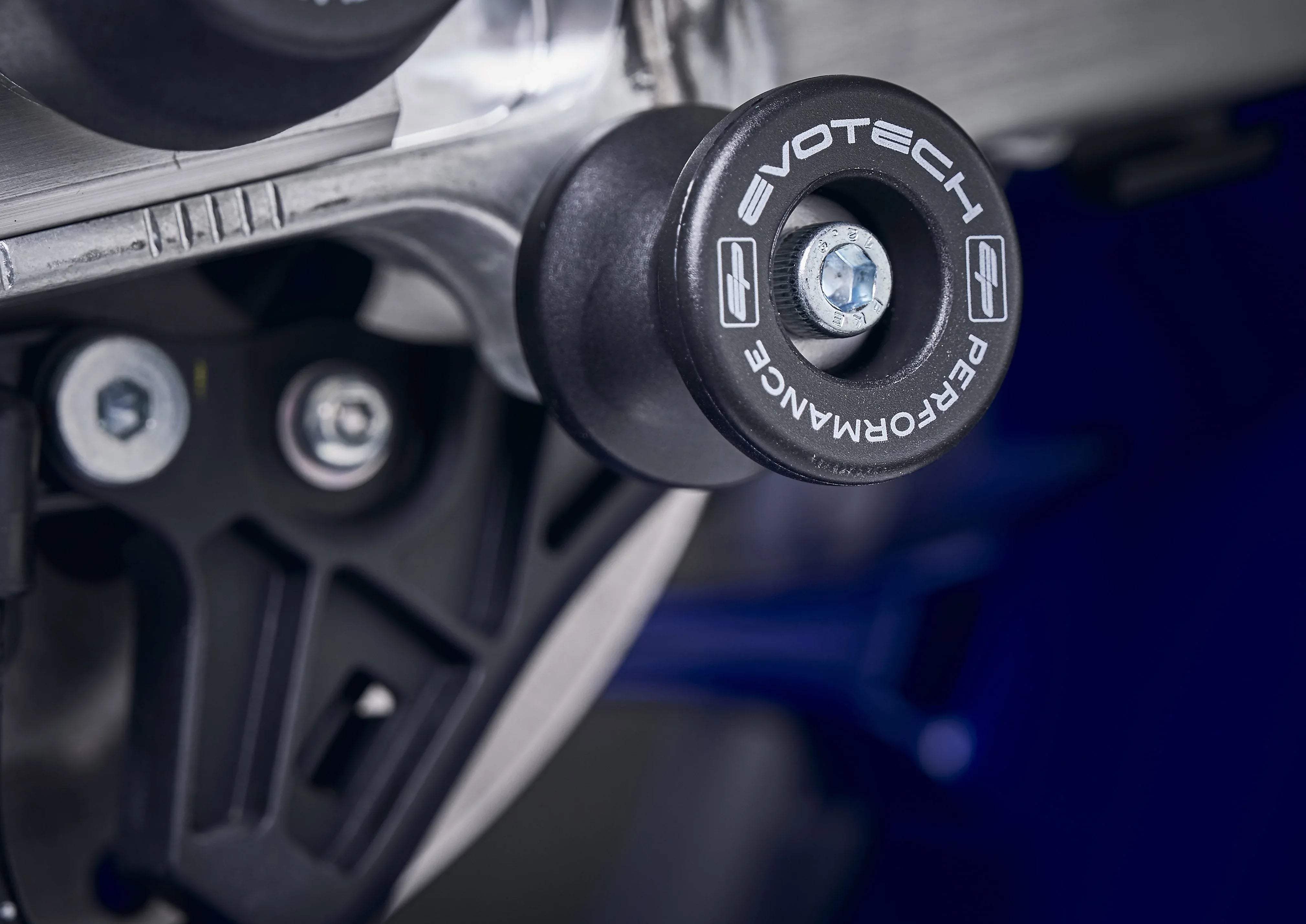 Evotech Paddock Stand Bobbins - Aprilia Tuono V4 M6 (2011-2014) - Alu Bobbins | Evotech Performance