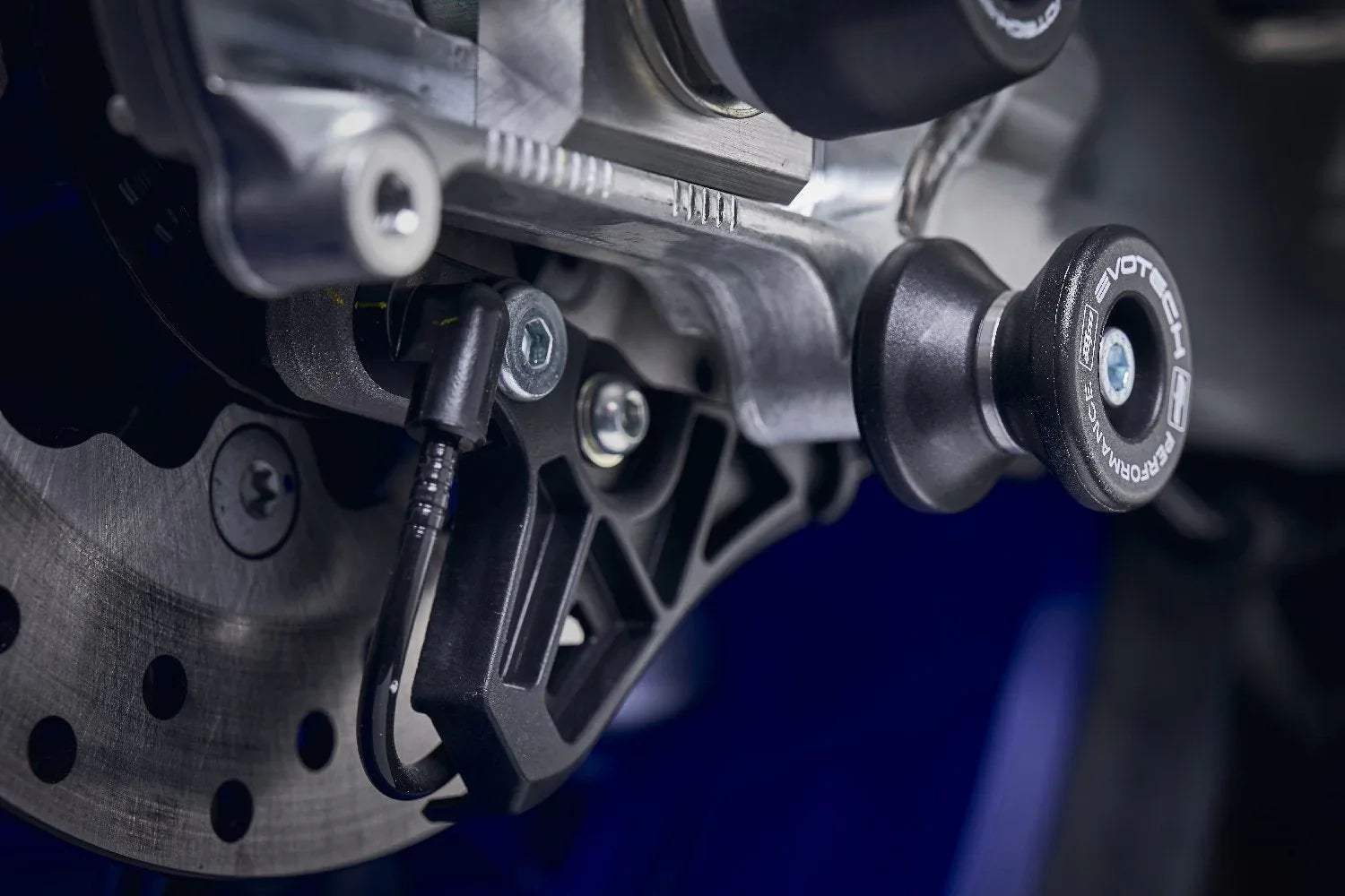 Evotech Paddock Stand Bobbins - Yamaha YZF-R9 (2025+) - Alu Bobbins | Evotech Performance